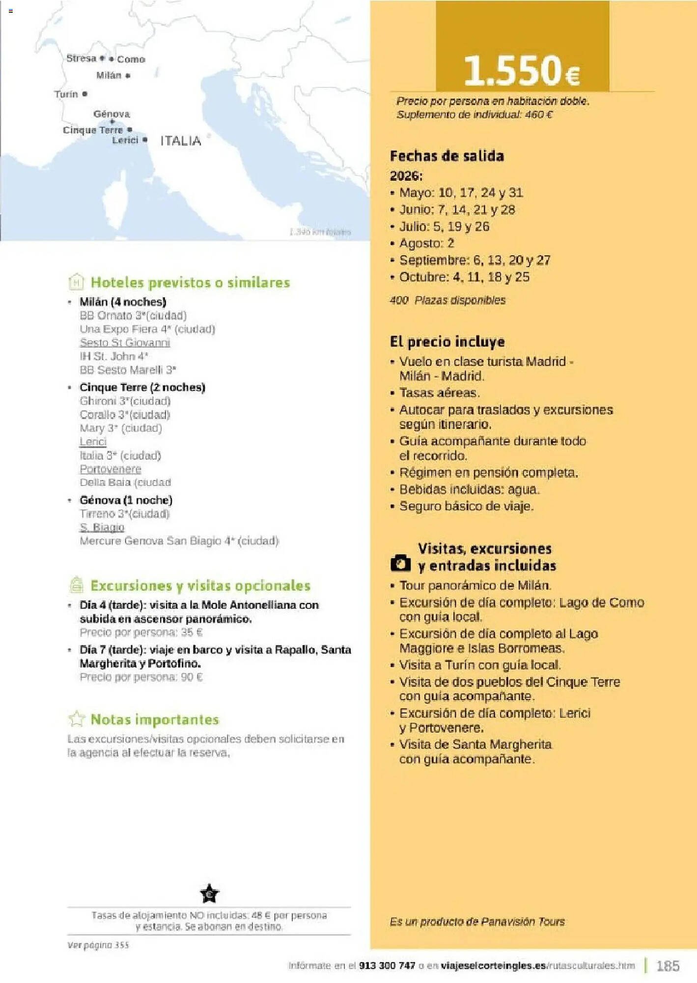 Catálogo Viajes El Corte Inglés