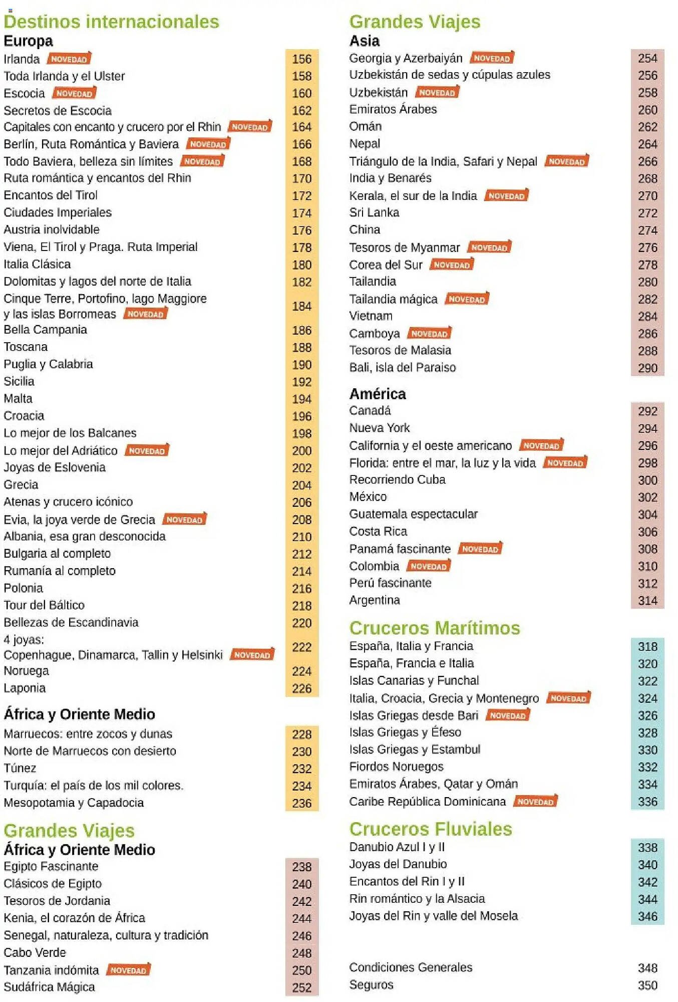Catálogo Viajes El Corte Inglés