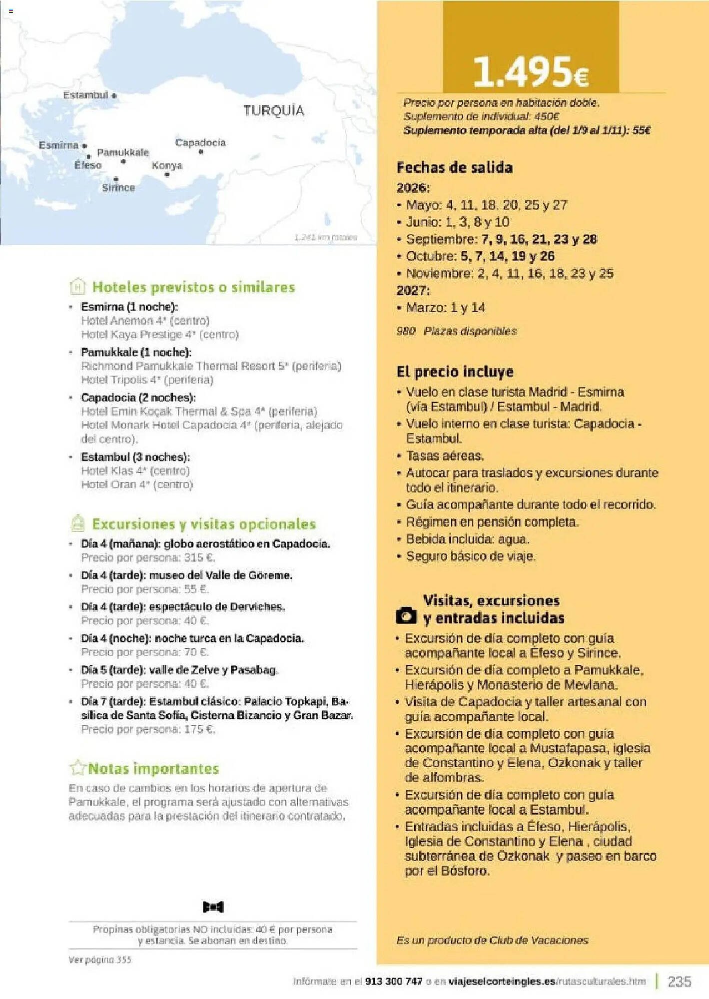 Catálogo Viajes El Corte Inglés