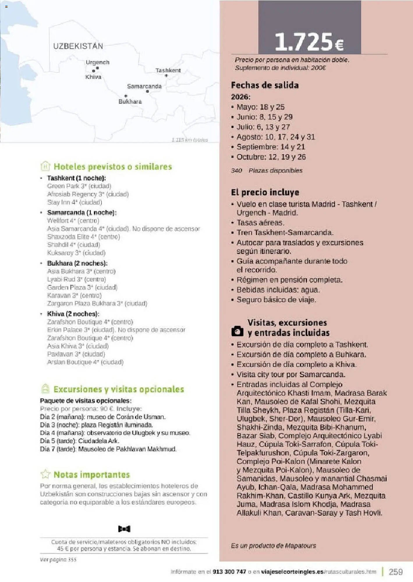 Catálogo Viajes El Corte Inglés