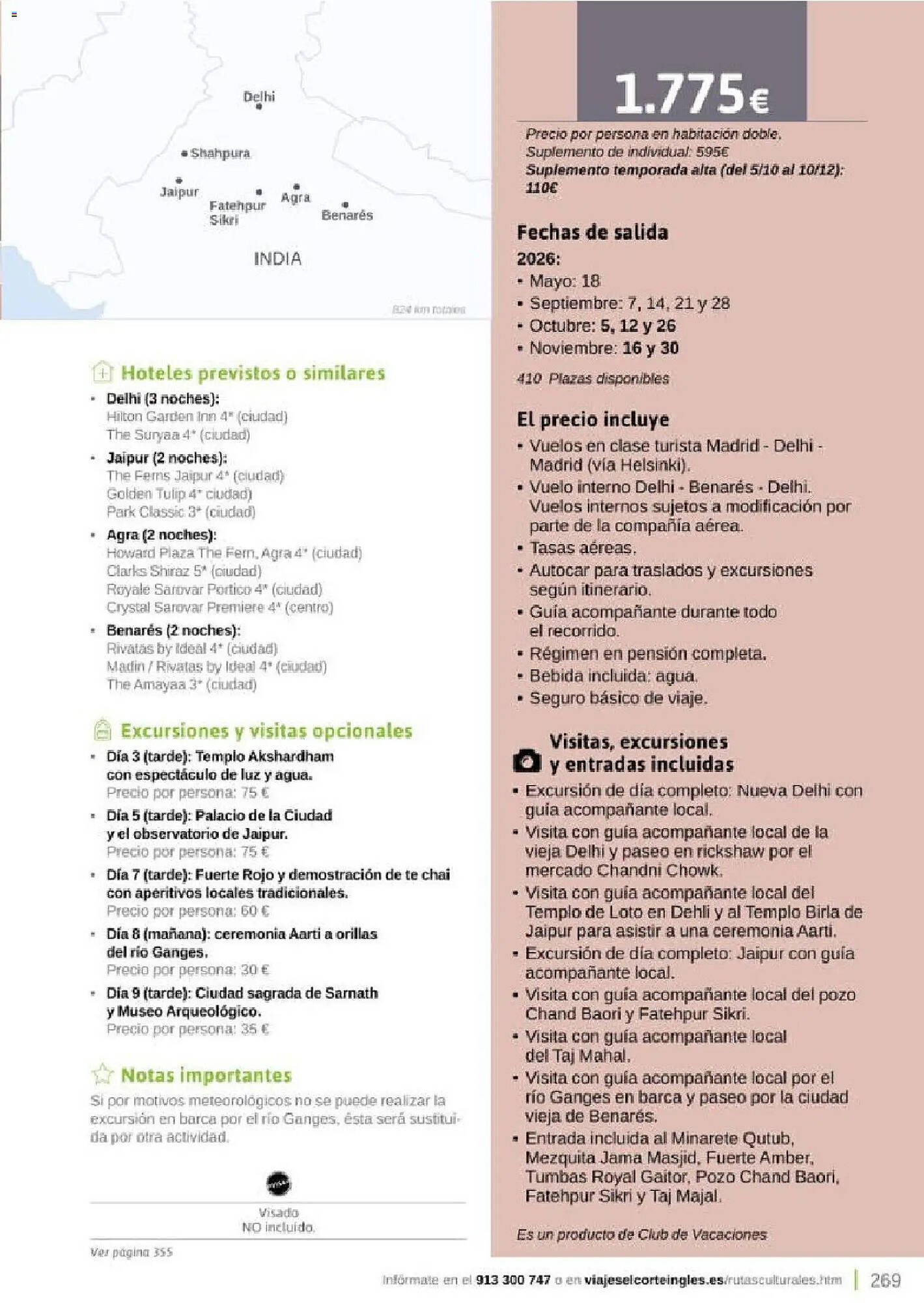 Catálogo Viajes El Corte Inglés