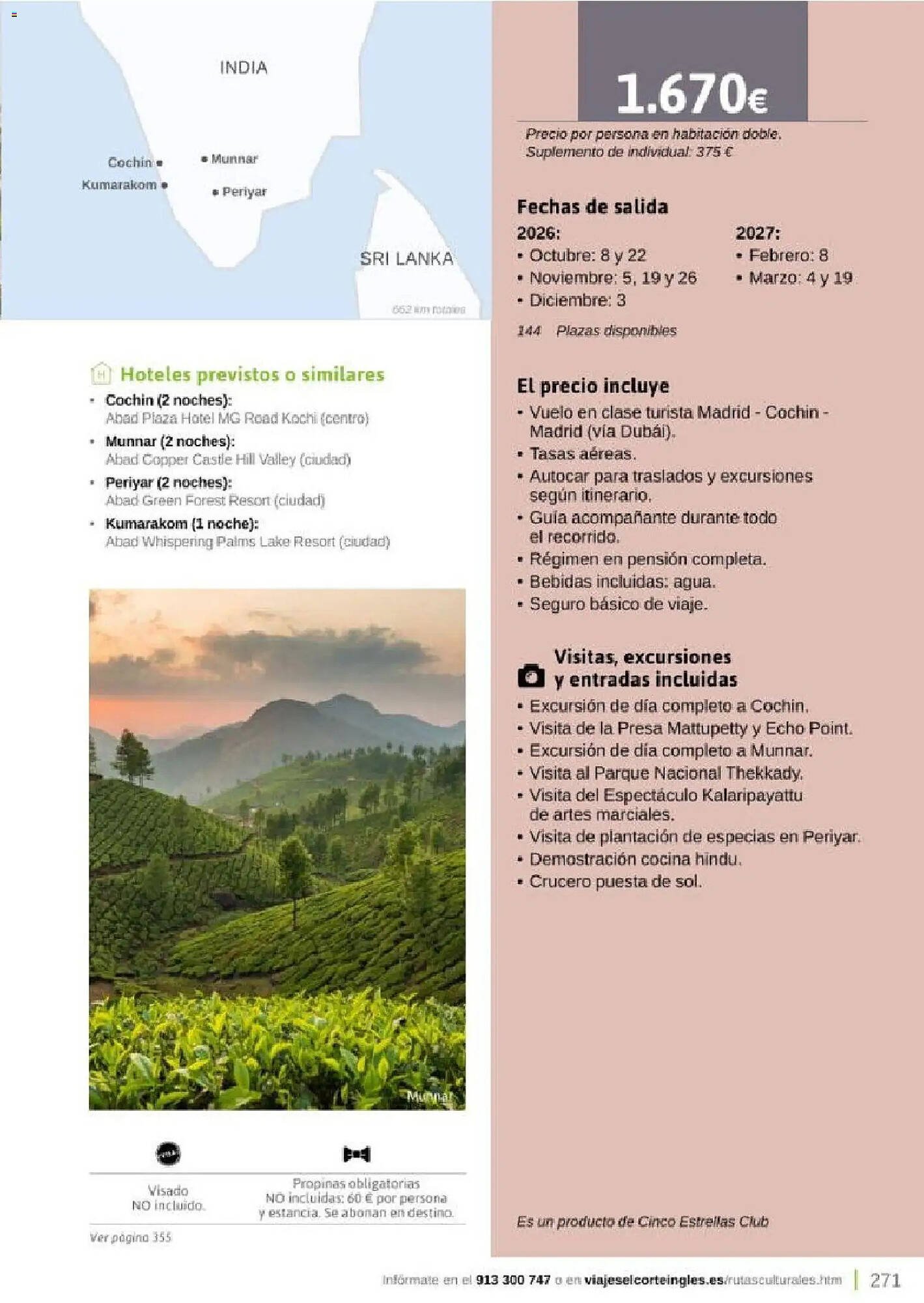 Catálogo Viajes El Corte Inglés