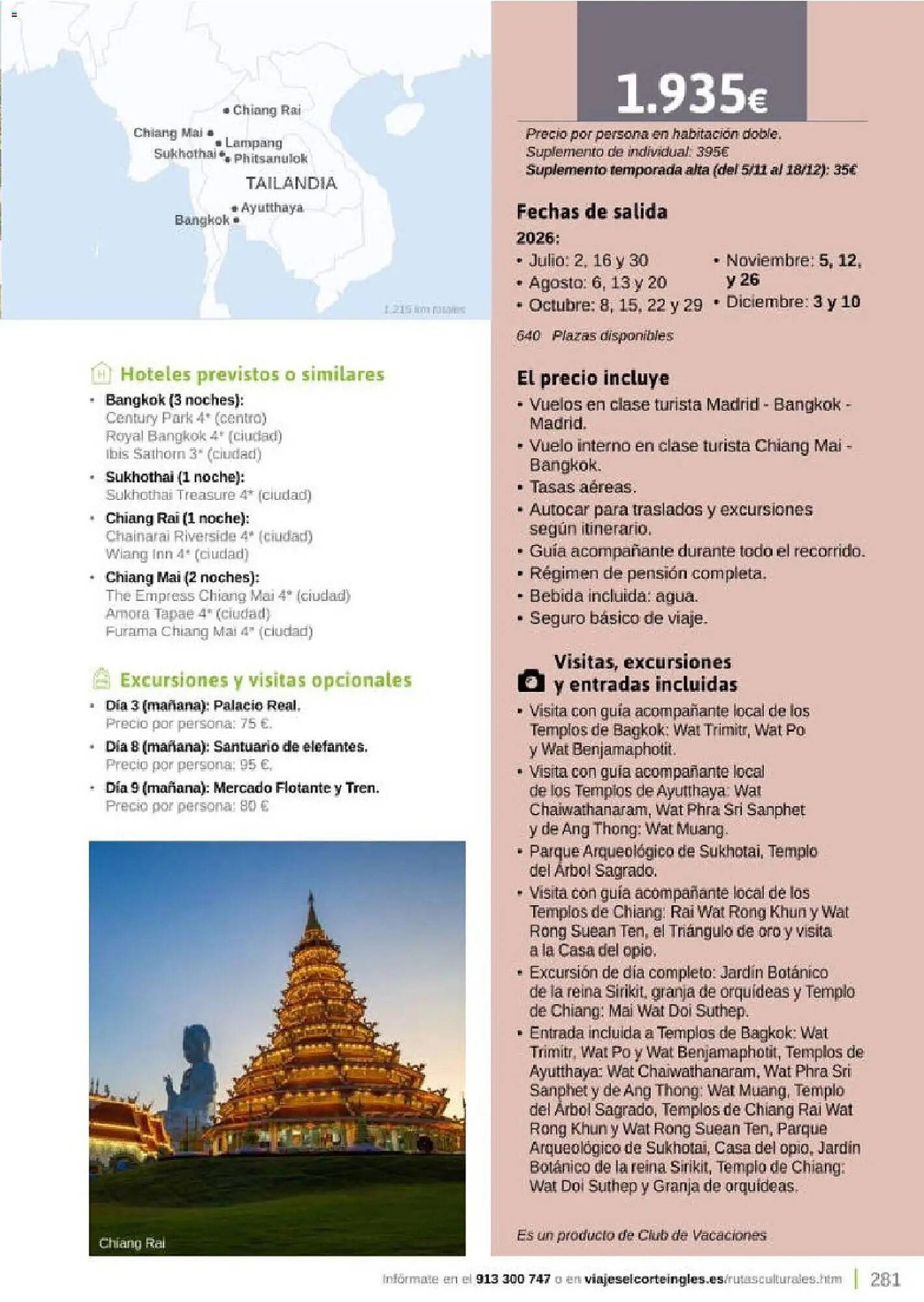 Catálogo Viajes El Corte Inglés