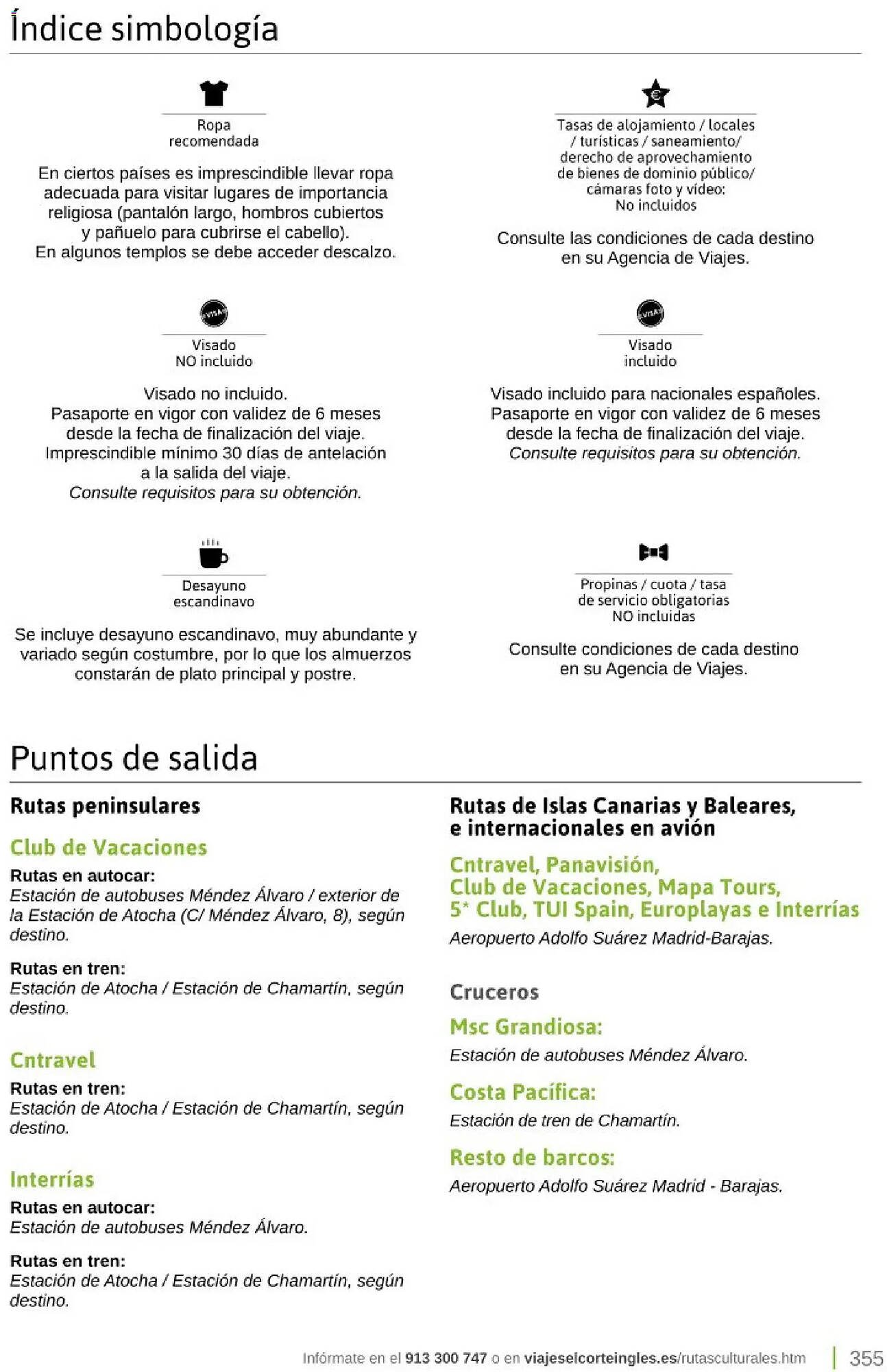 Catálogo Viajes El Corte Inglés