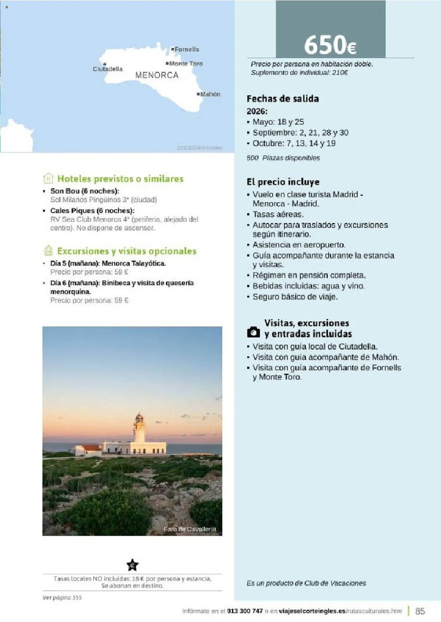 Catálogo Viajes El Corte Inglés