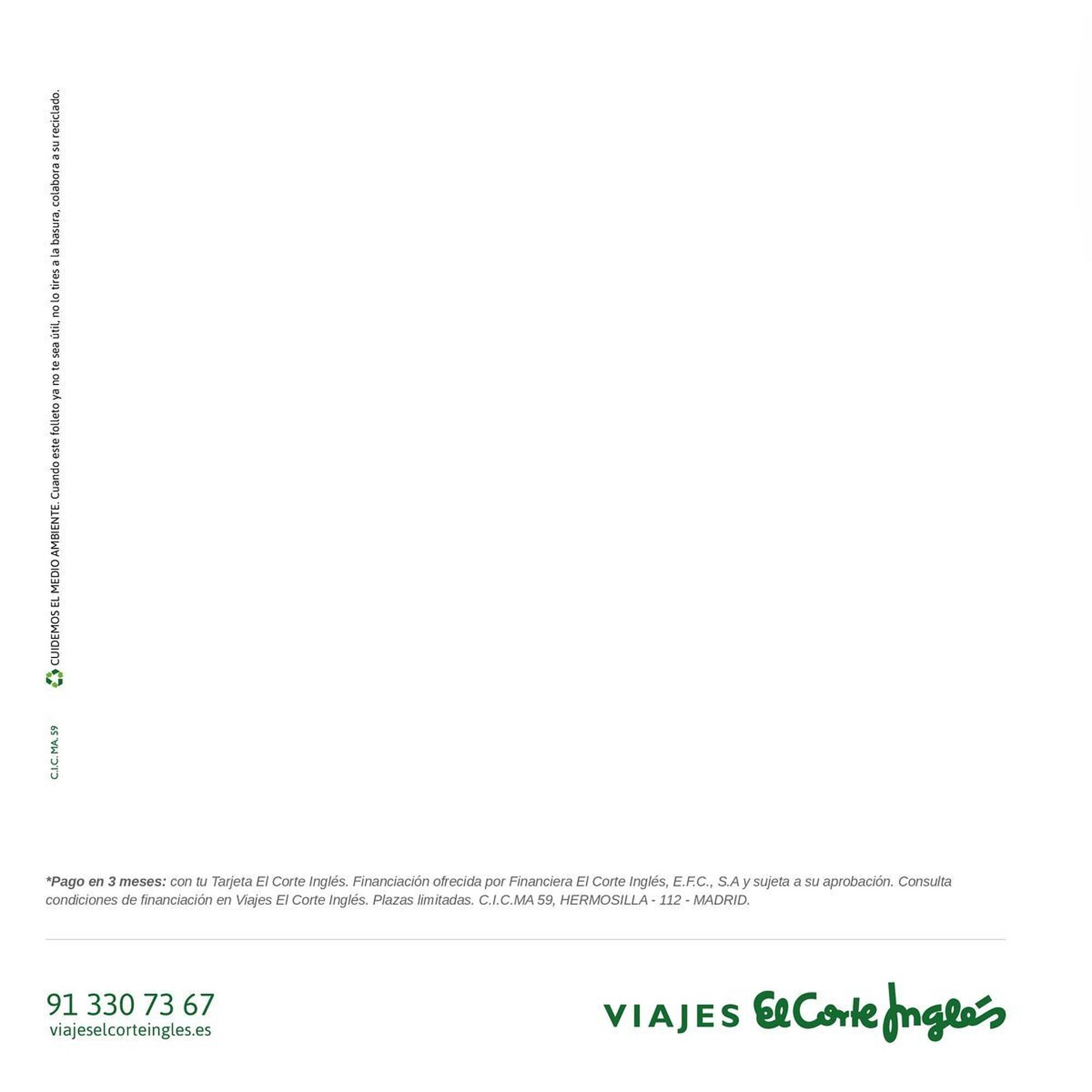 Folleto Viajes El Corte Inglés (2025-08-14 - 2025-12-31)