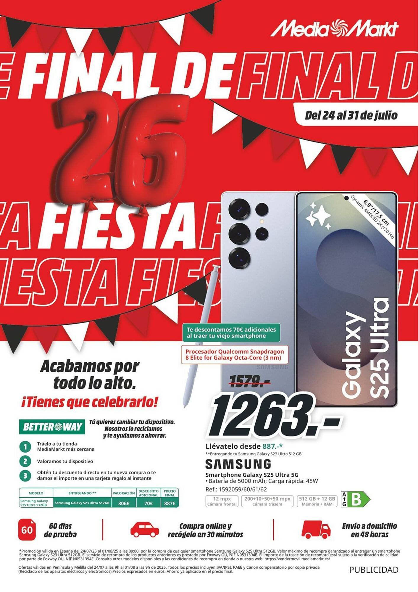 Folleto MediaMarkt (2025-07-24 - 2025-07-31)