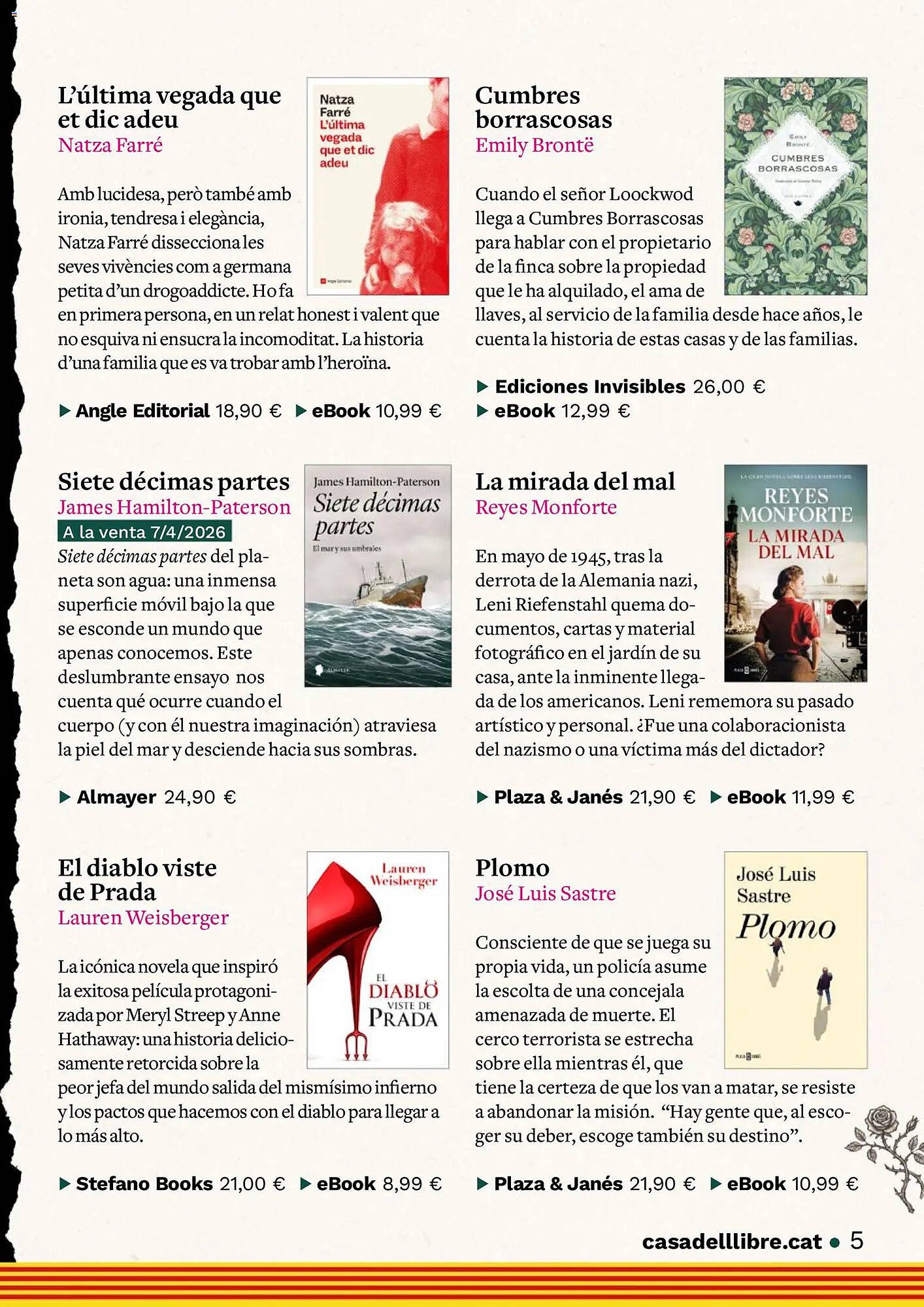 Catálogo Casa del Libro