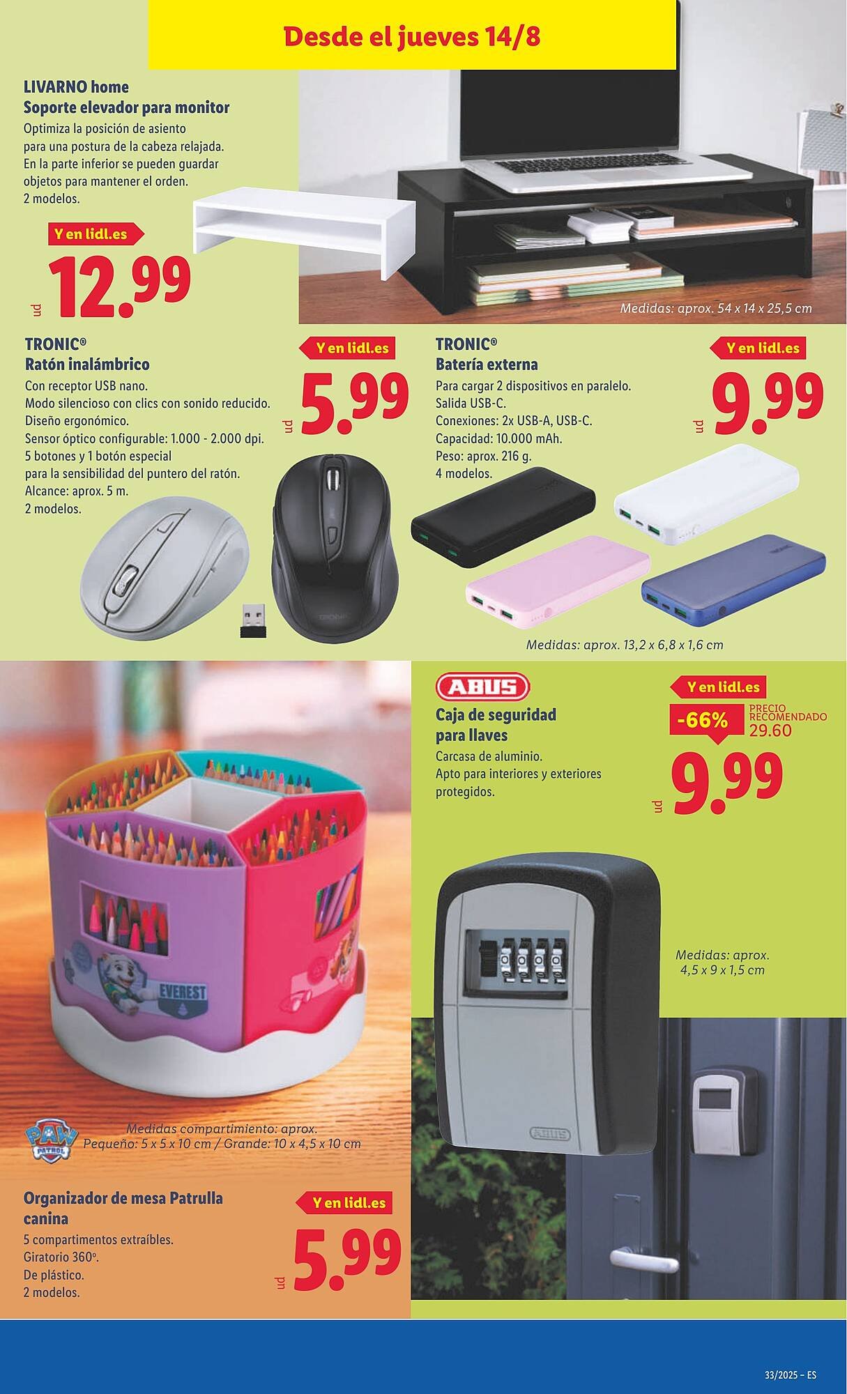 Folleto Lidl (2025-08-11 - 2025-08-17)