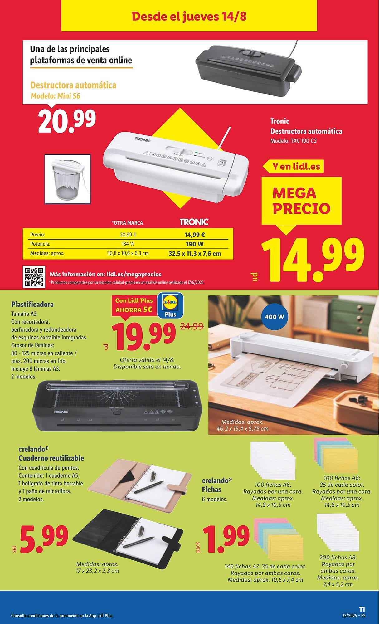 Folleto Lidl (2025-08-11 - 2025-08-17)