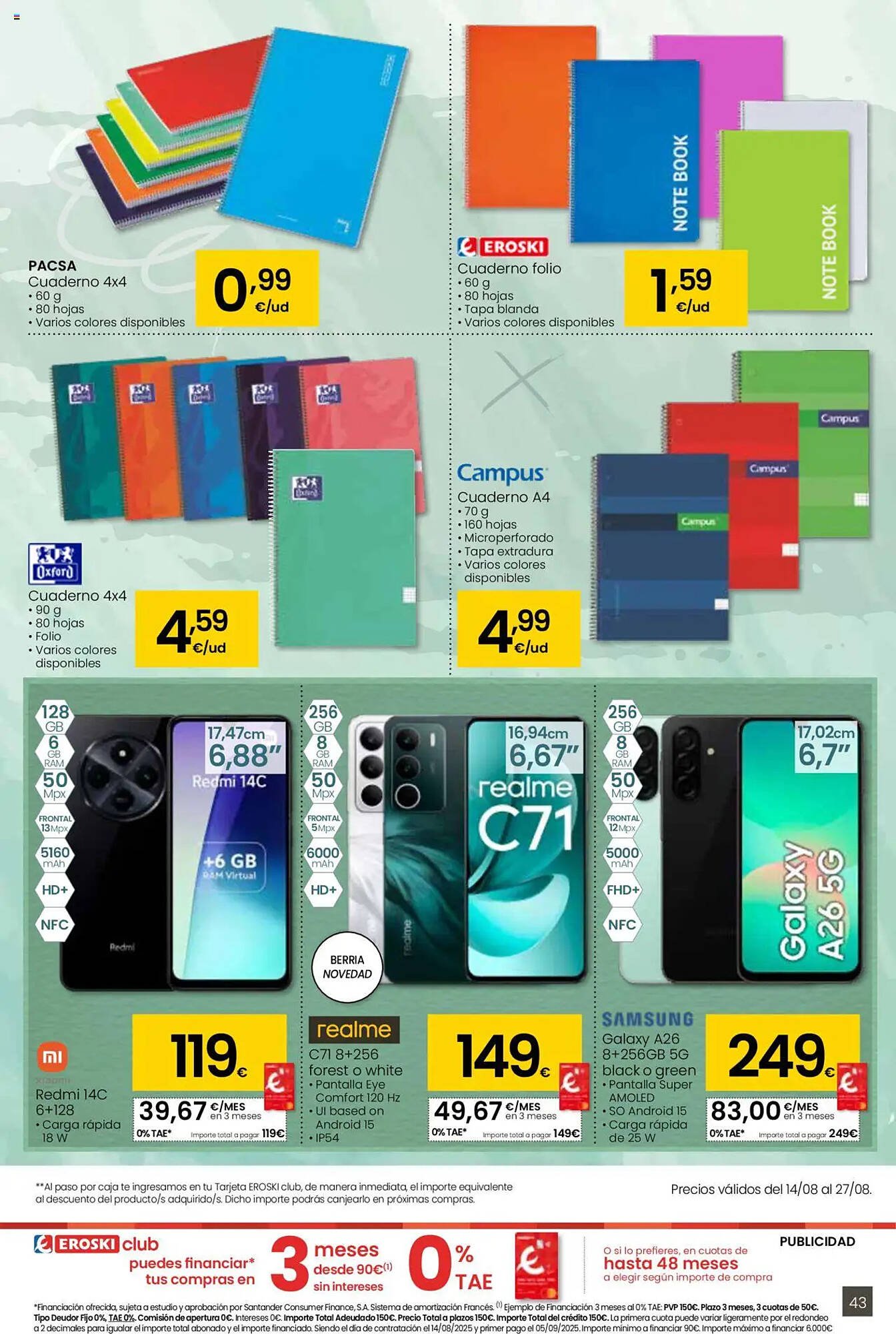 Folleto Eroski (2025-08-14 - 2025-08-26)