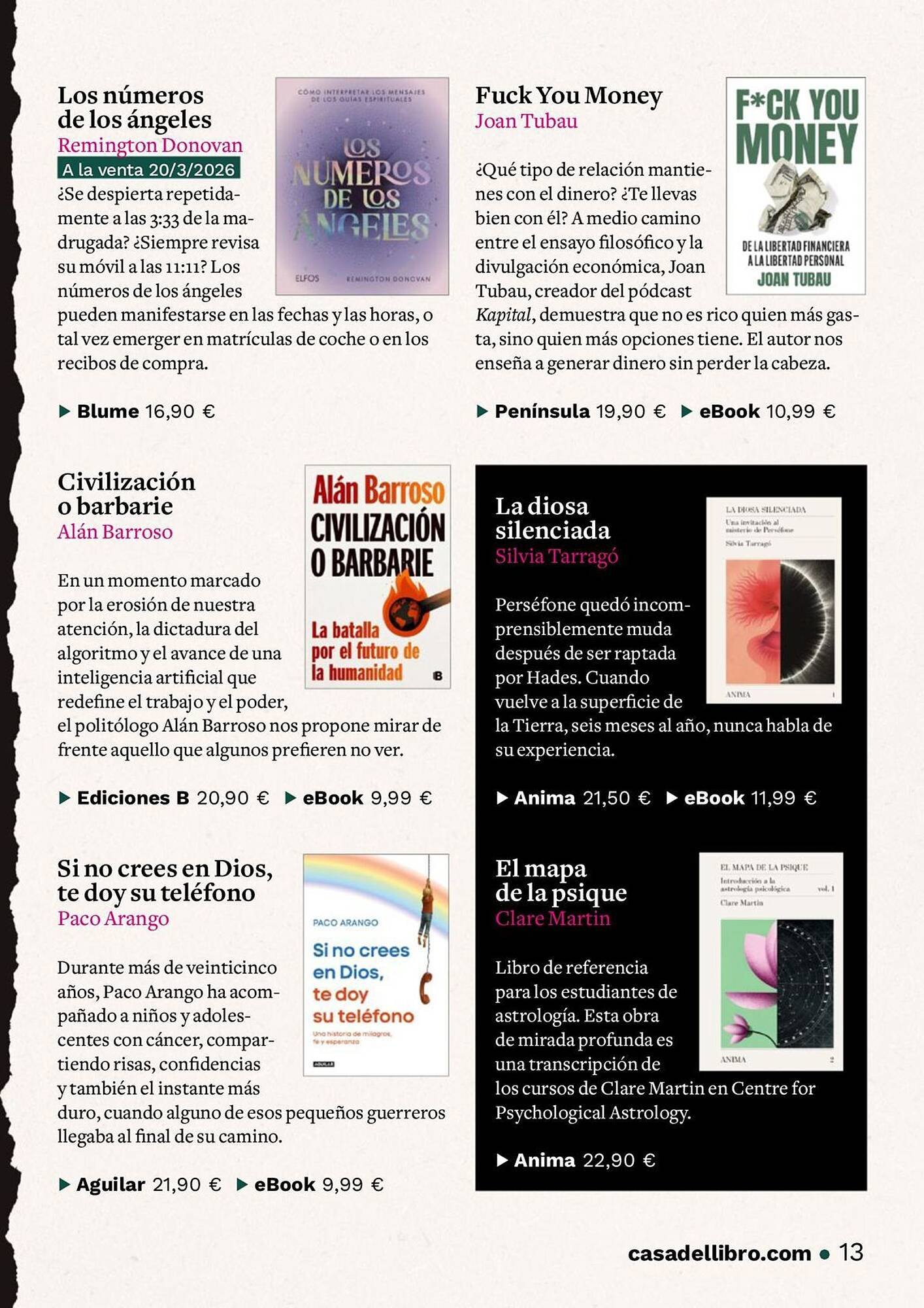 Catálogo Casa del Libro