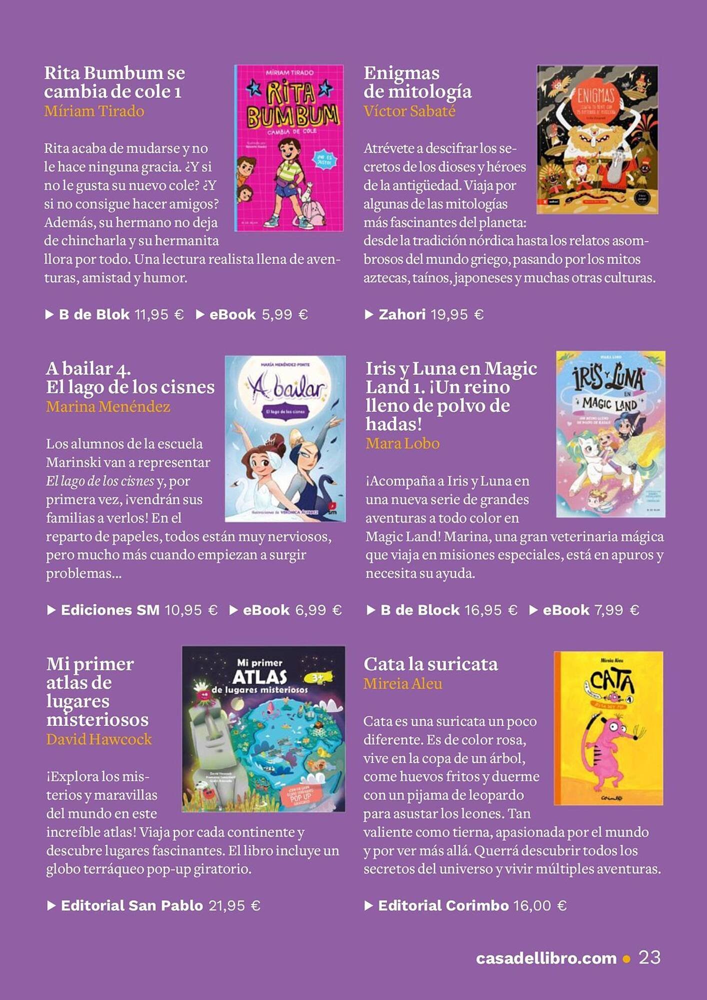 Catálogo Casa del Libro