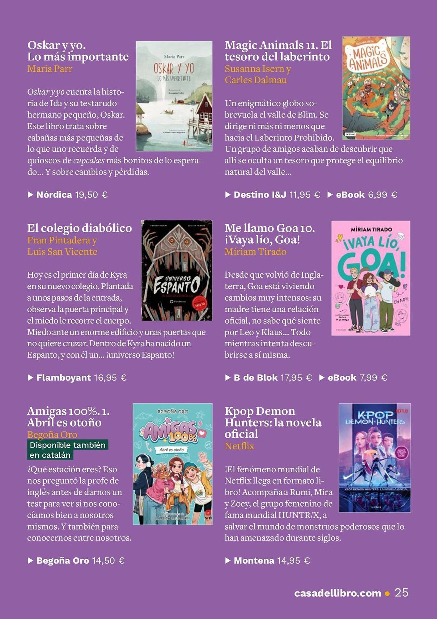 Catálogo Casa del Libro