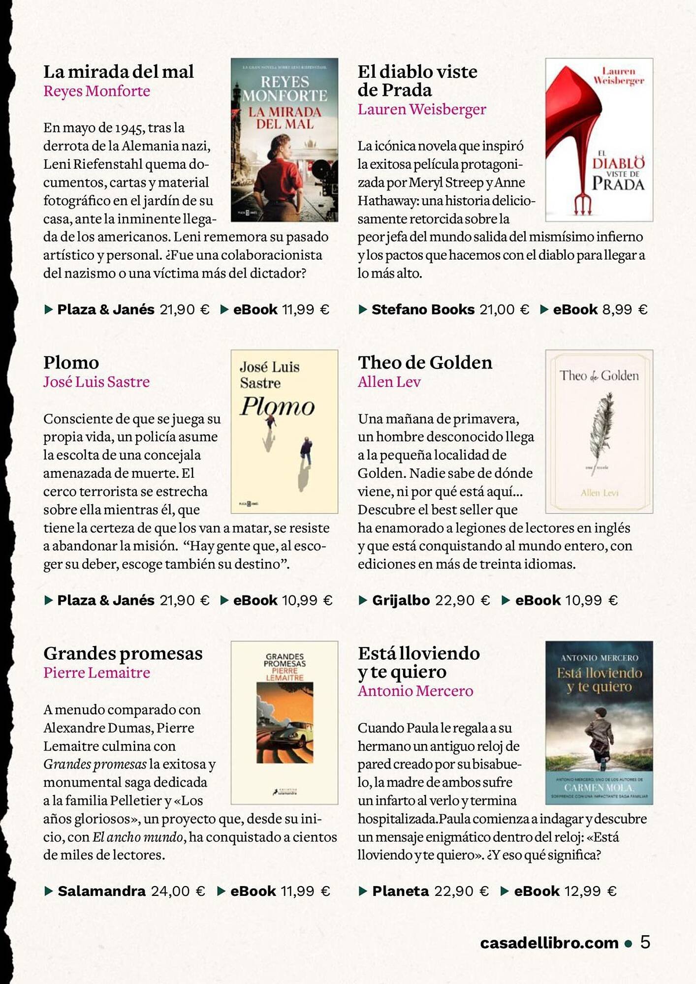 Catálogo Casa del Libro