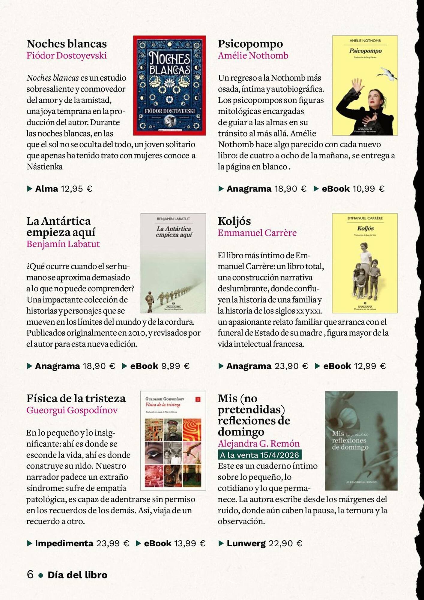 Catálogo Casa del Libro