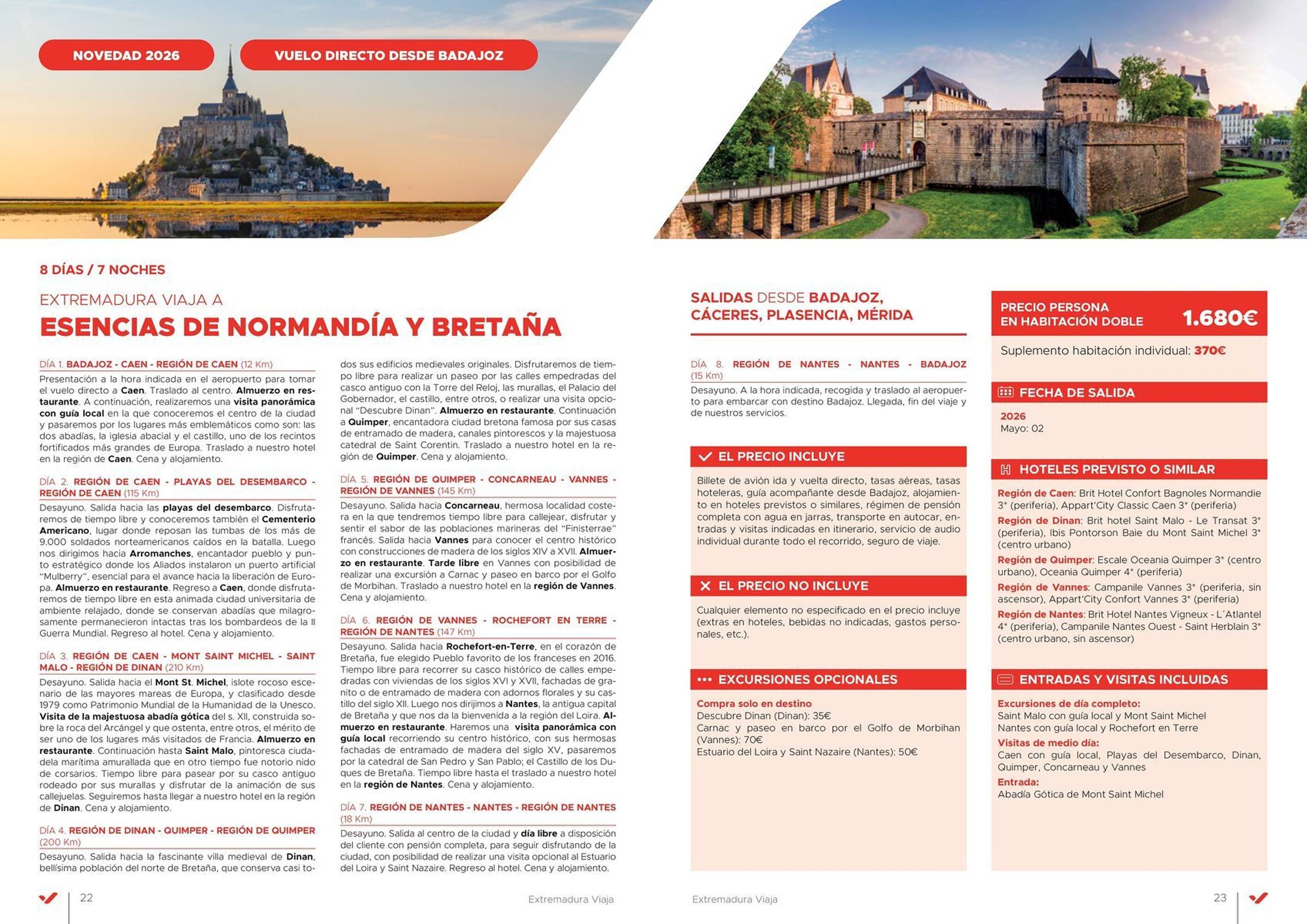 Folleto Halcón Viajes