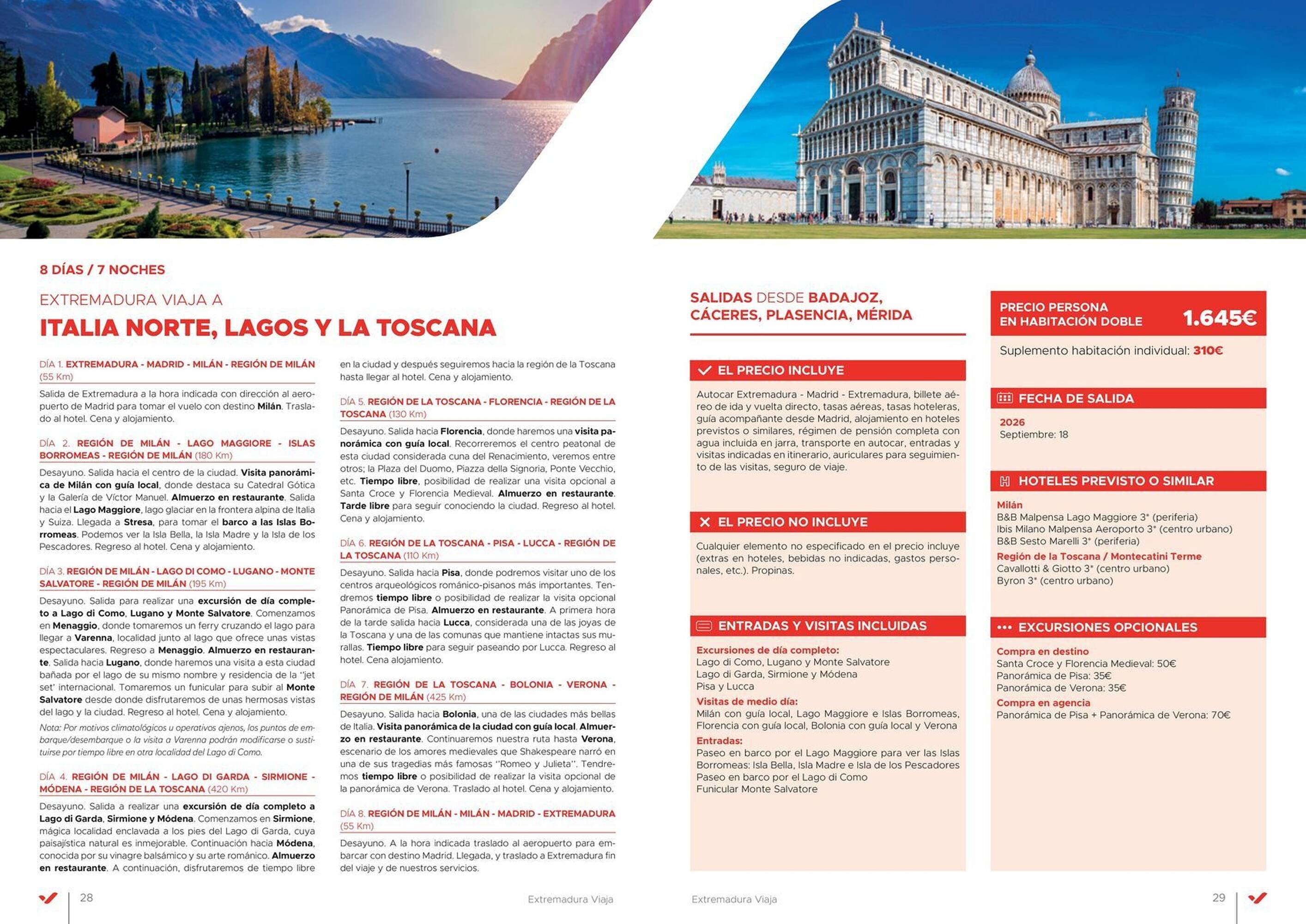 Folleto Halcón Viajes