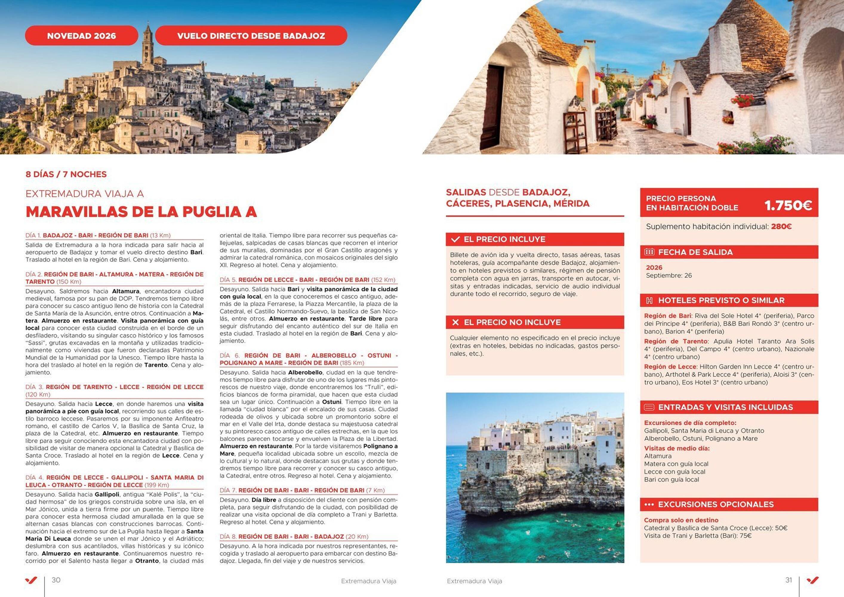 Folleto Halcón Viajes