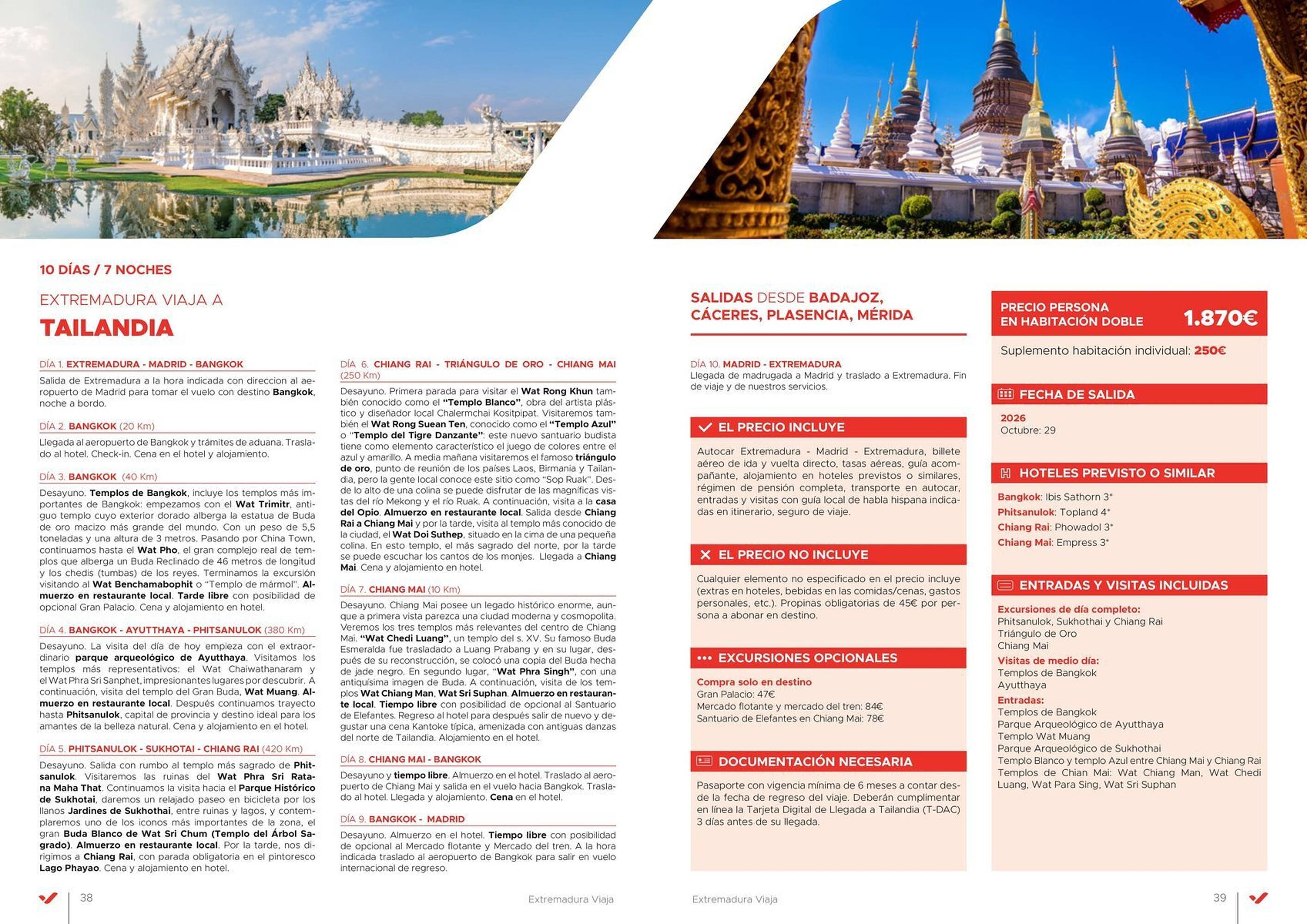 Folleto Halcón Viajes