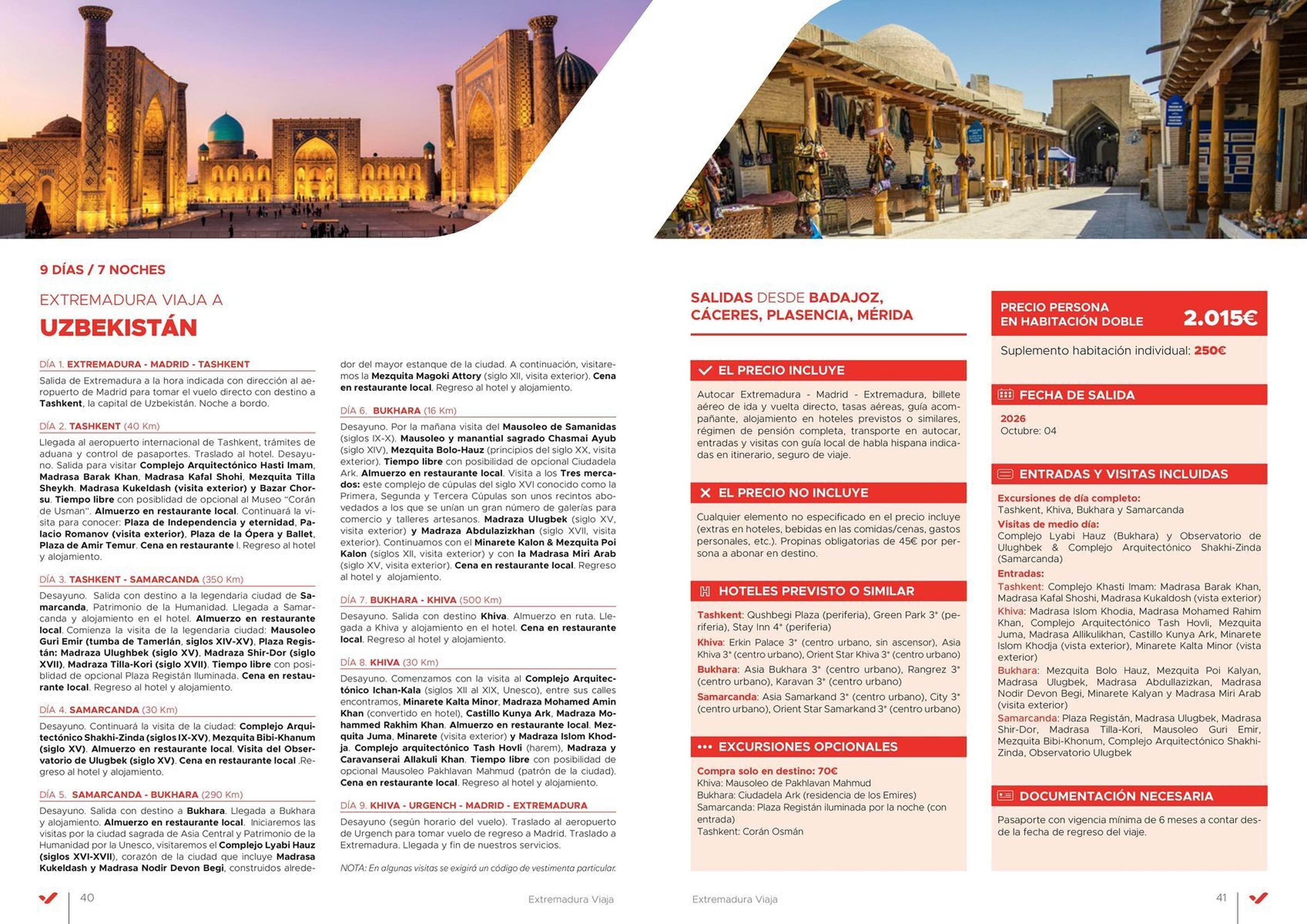 Folleto Halcón Viajes