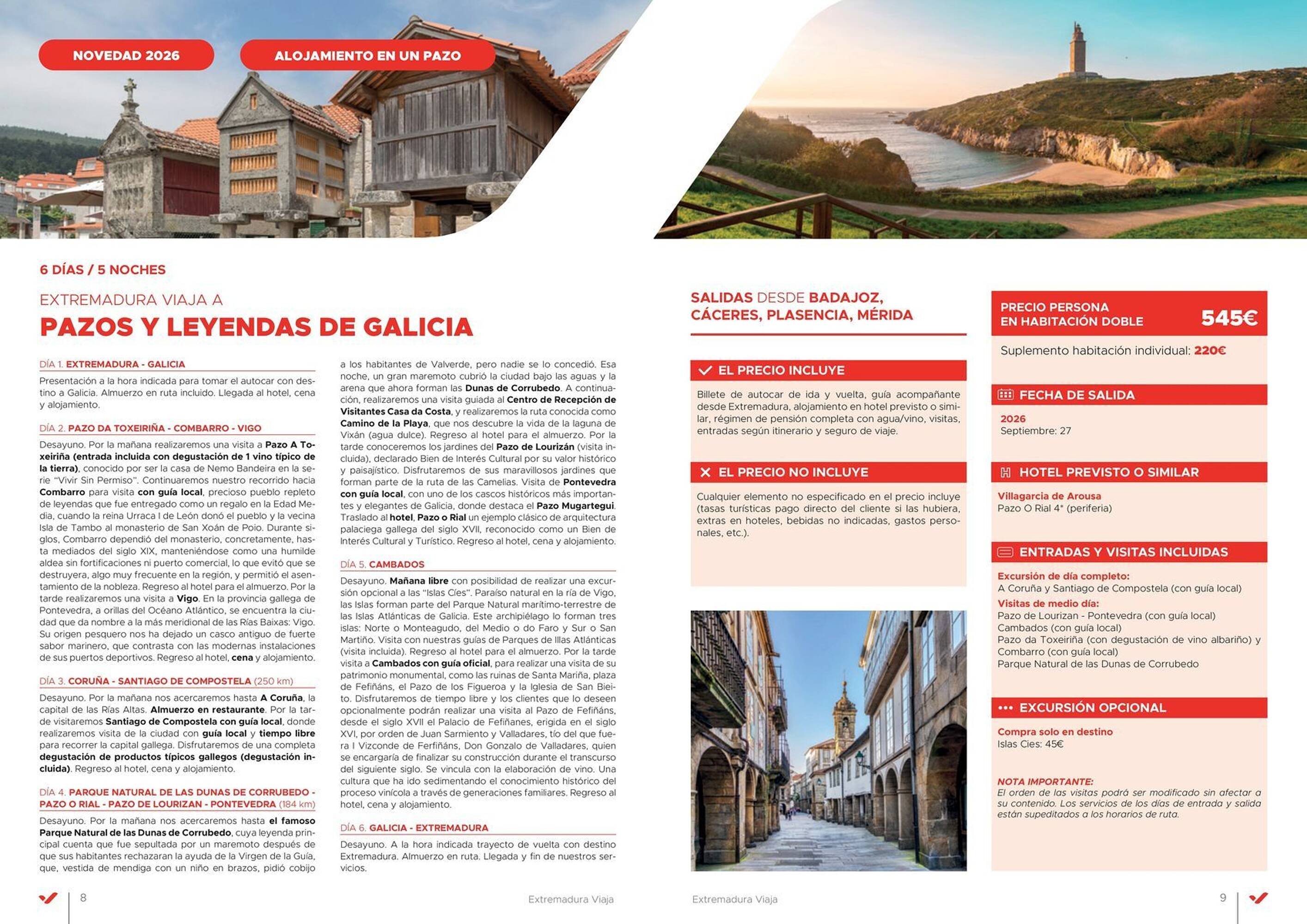 Folleto Halcón Viajes