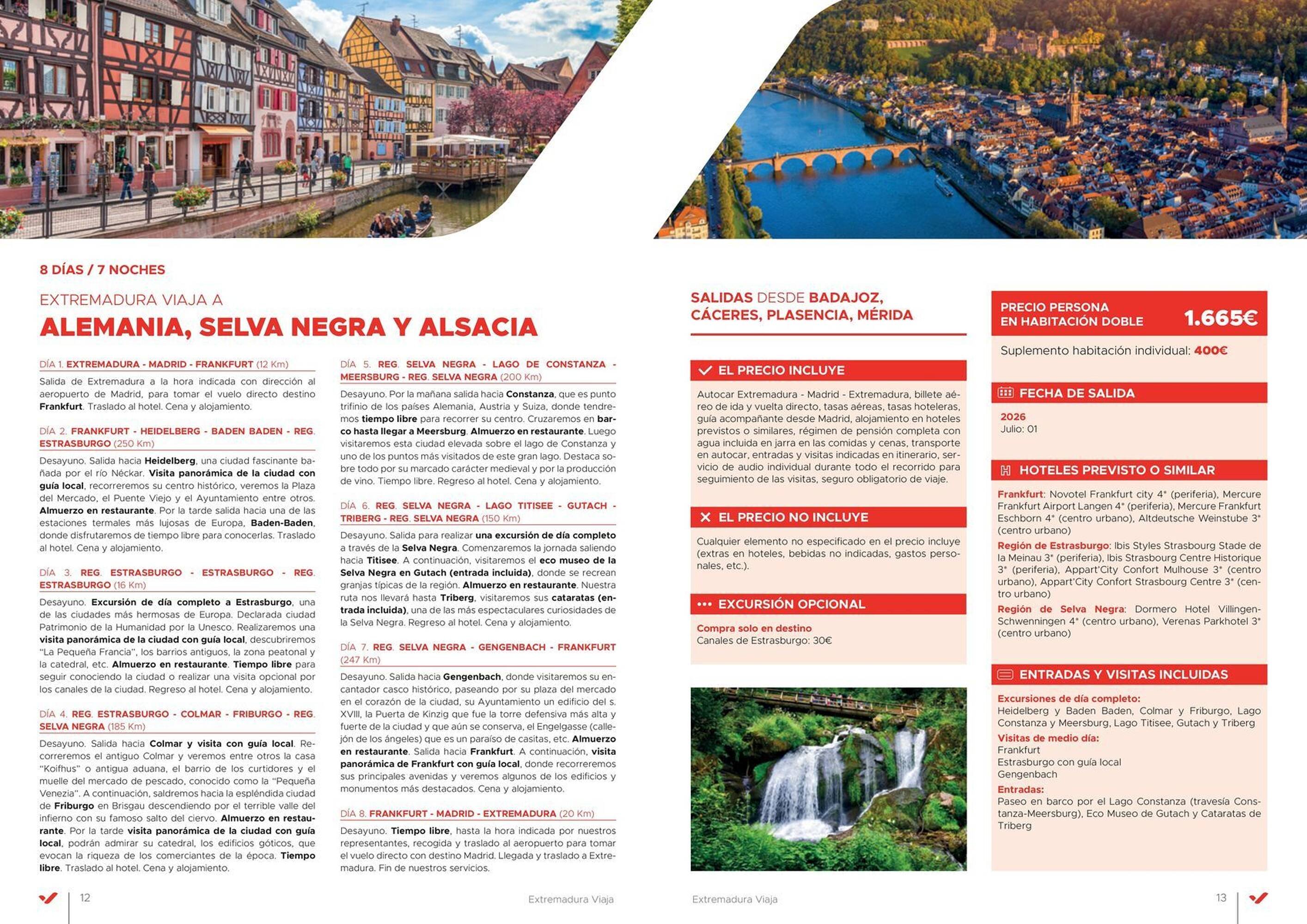 Folleto Halcón Viajes