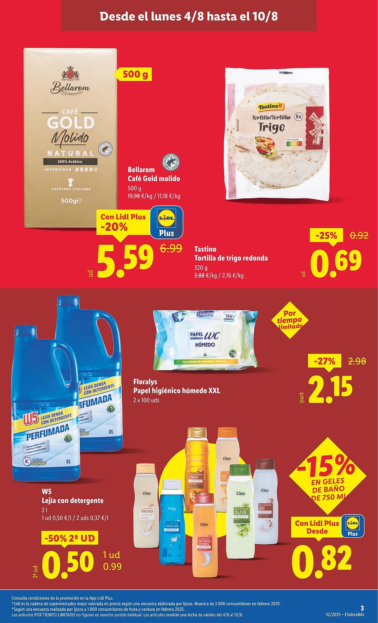 Folleto Lidl (2025-08-04 - 2025-08-10)