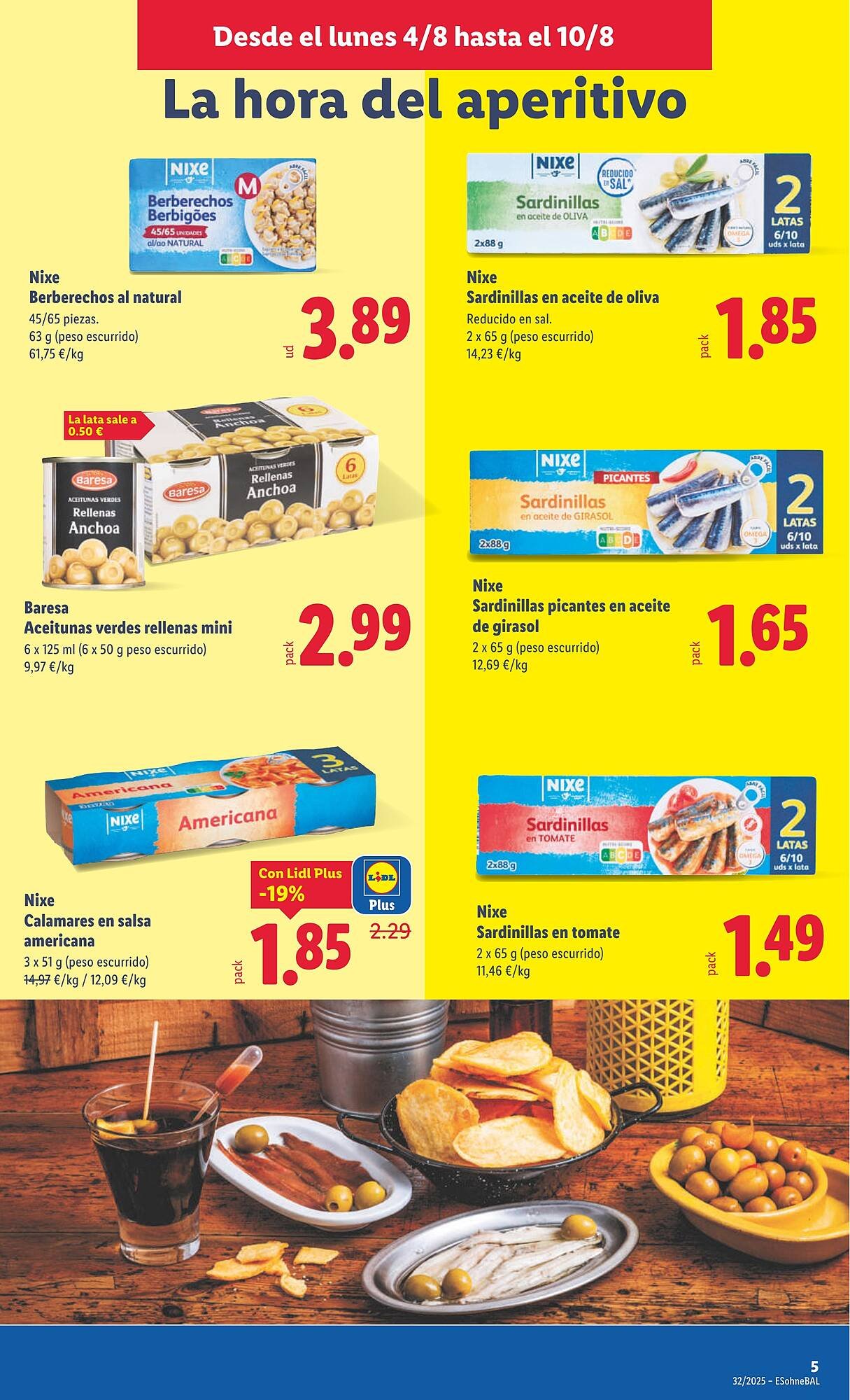 Folleto Lidl (2025-08-04 - 2025-08-10)