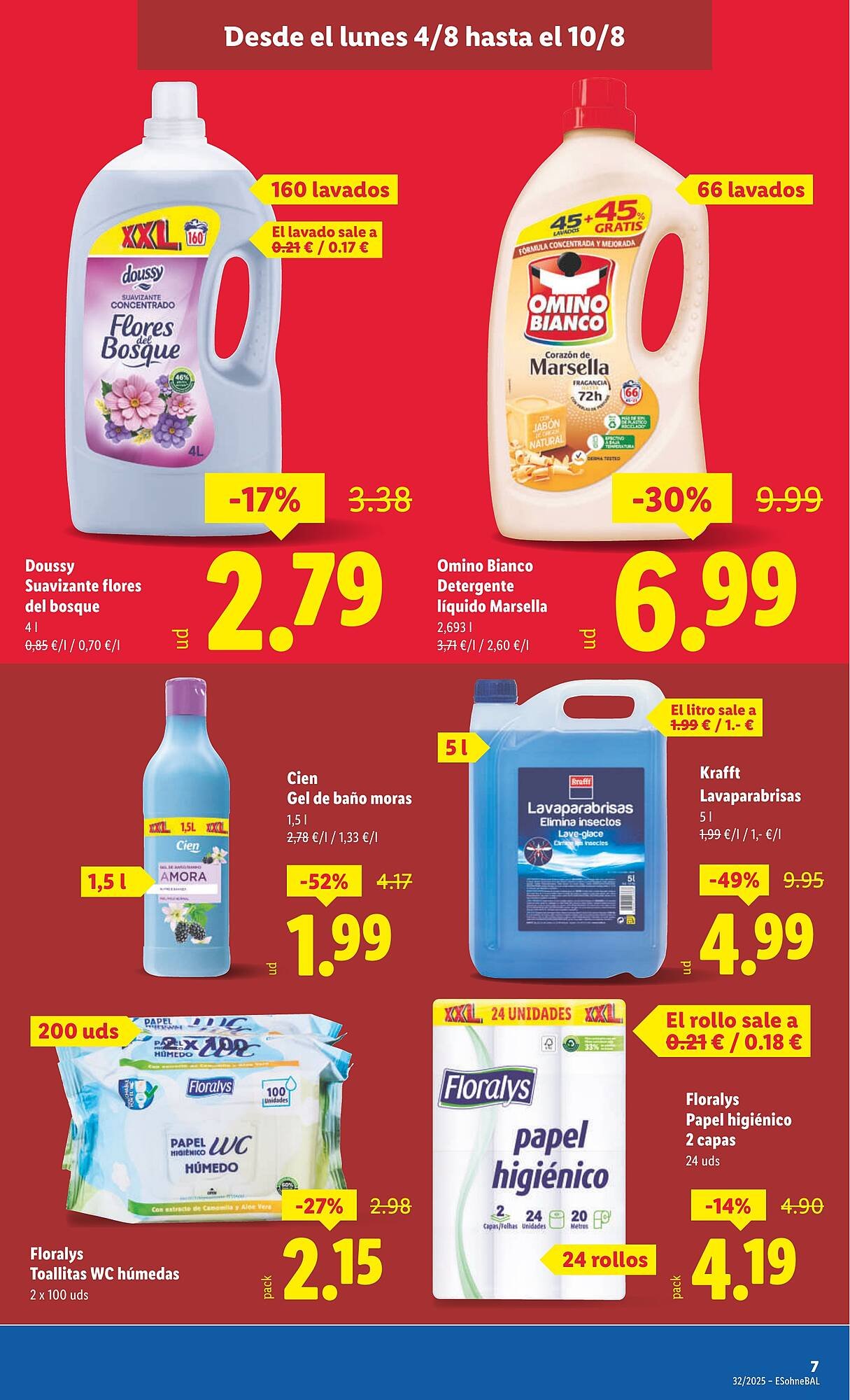 Folleto Lidl (2025-08-04 - 2025-08-10)