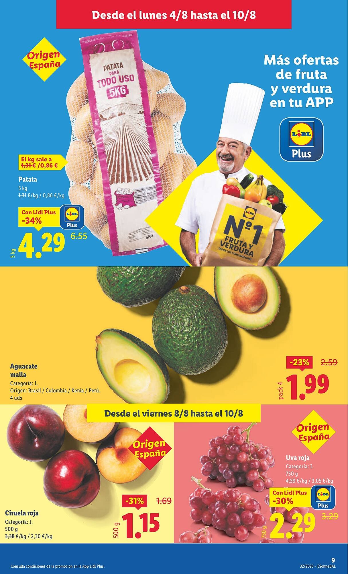 Folleto Lidl (2025-08-04 - 2025-08-10)