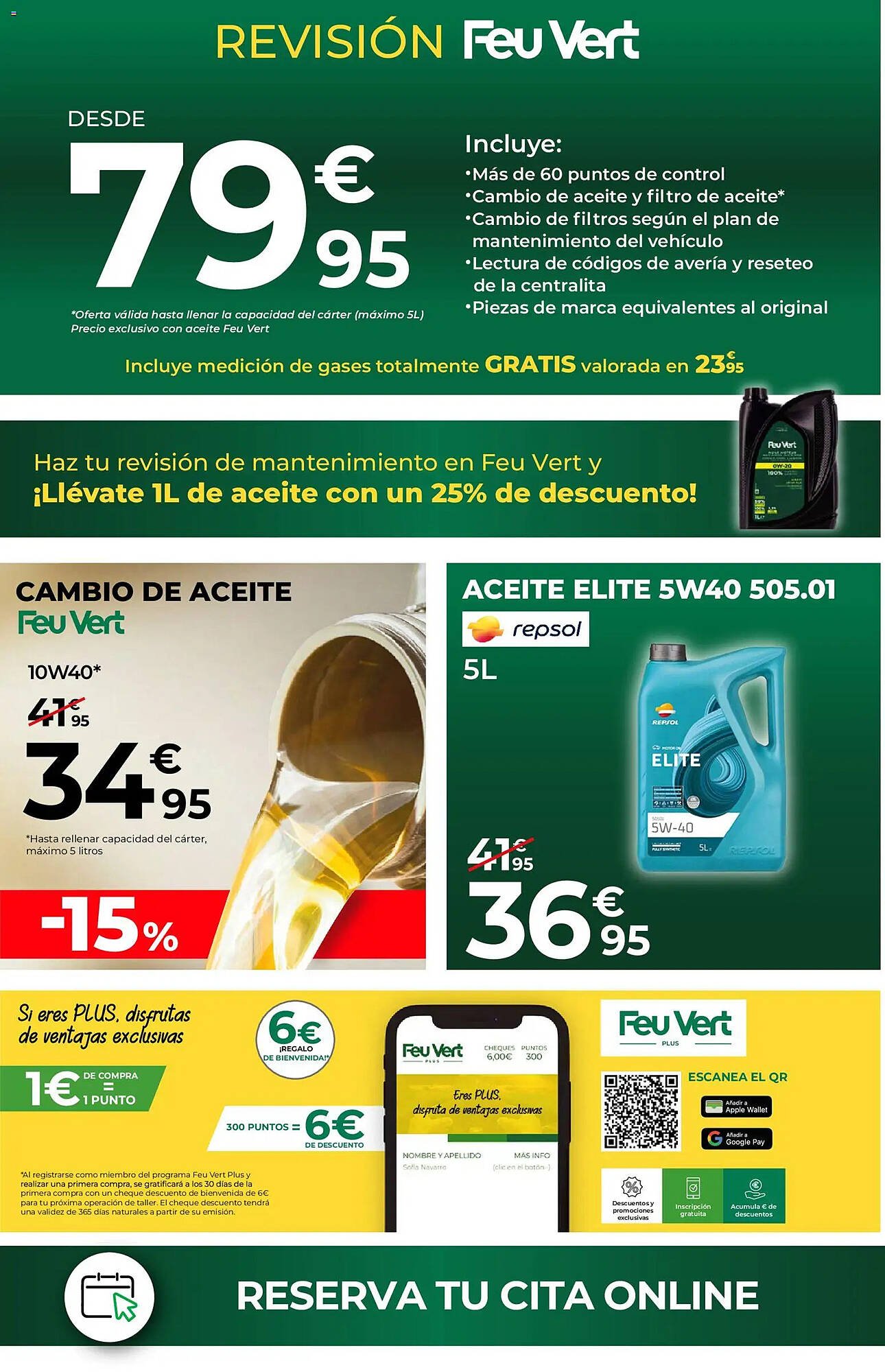 Folleto Feu Vert