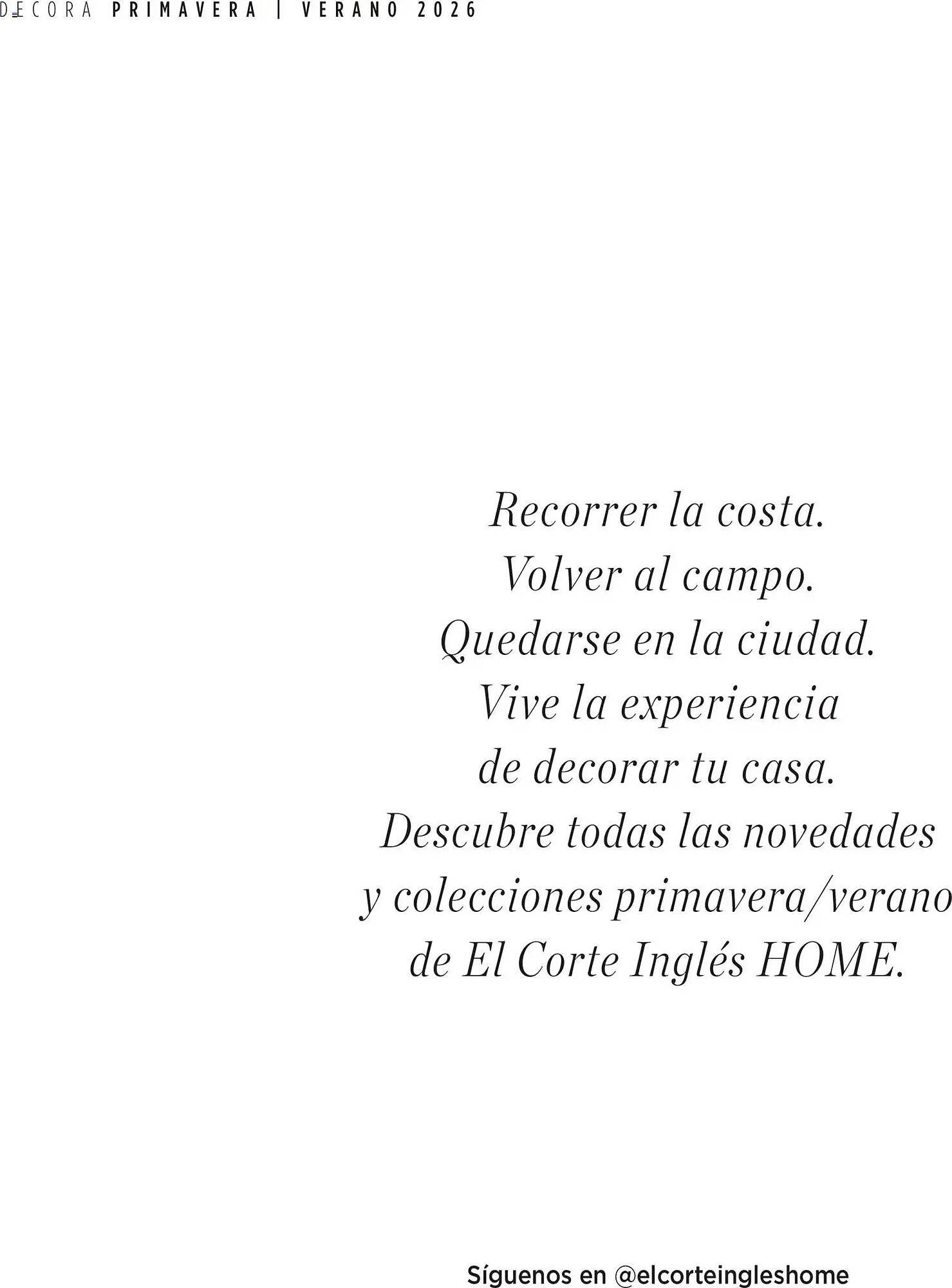 Catálogo El Corte Inglés