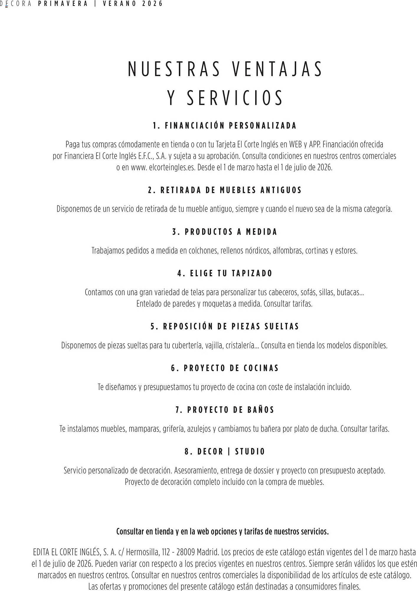 Catálogo El Corte Inglés