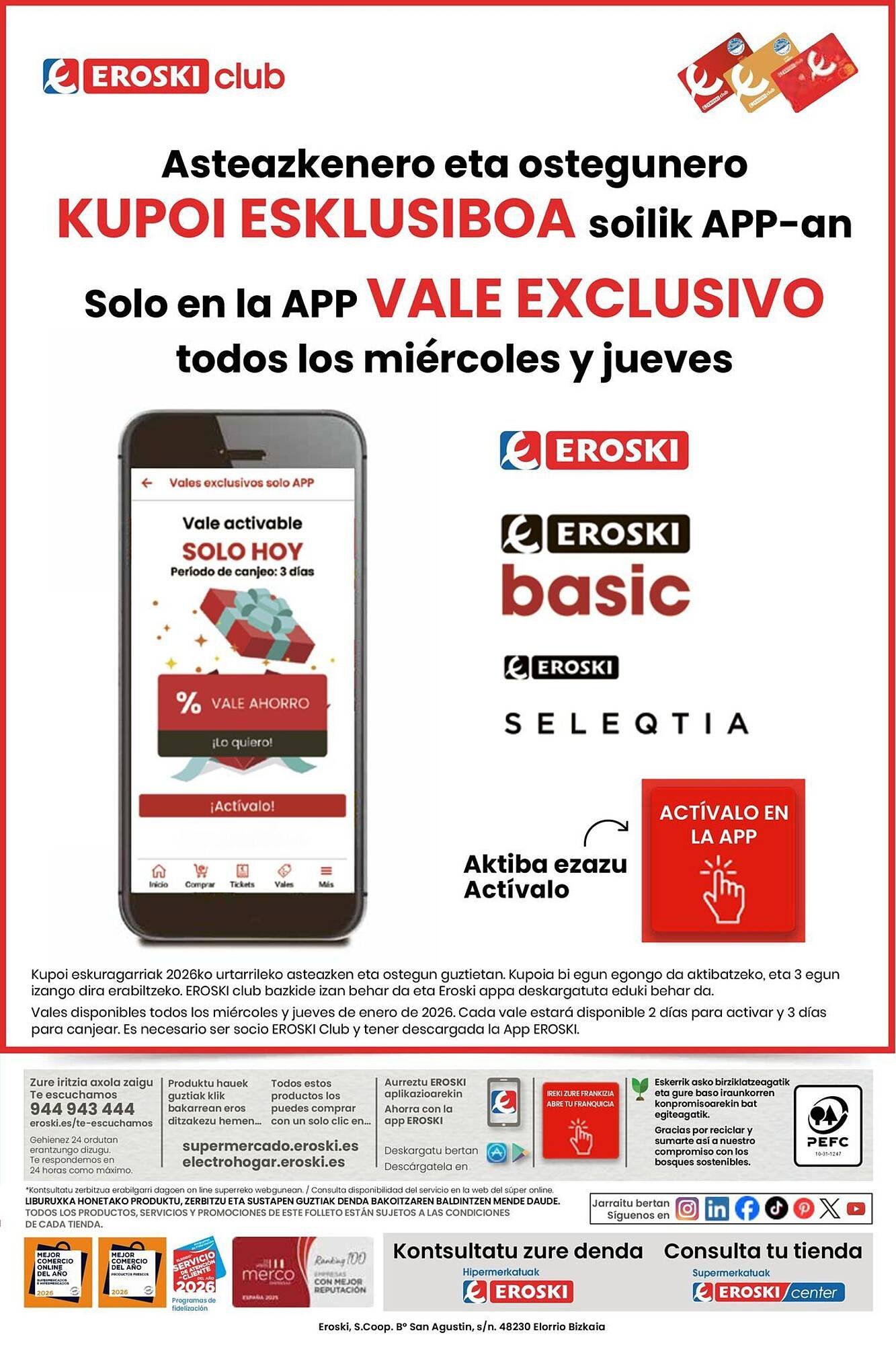Folleto Eroski
