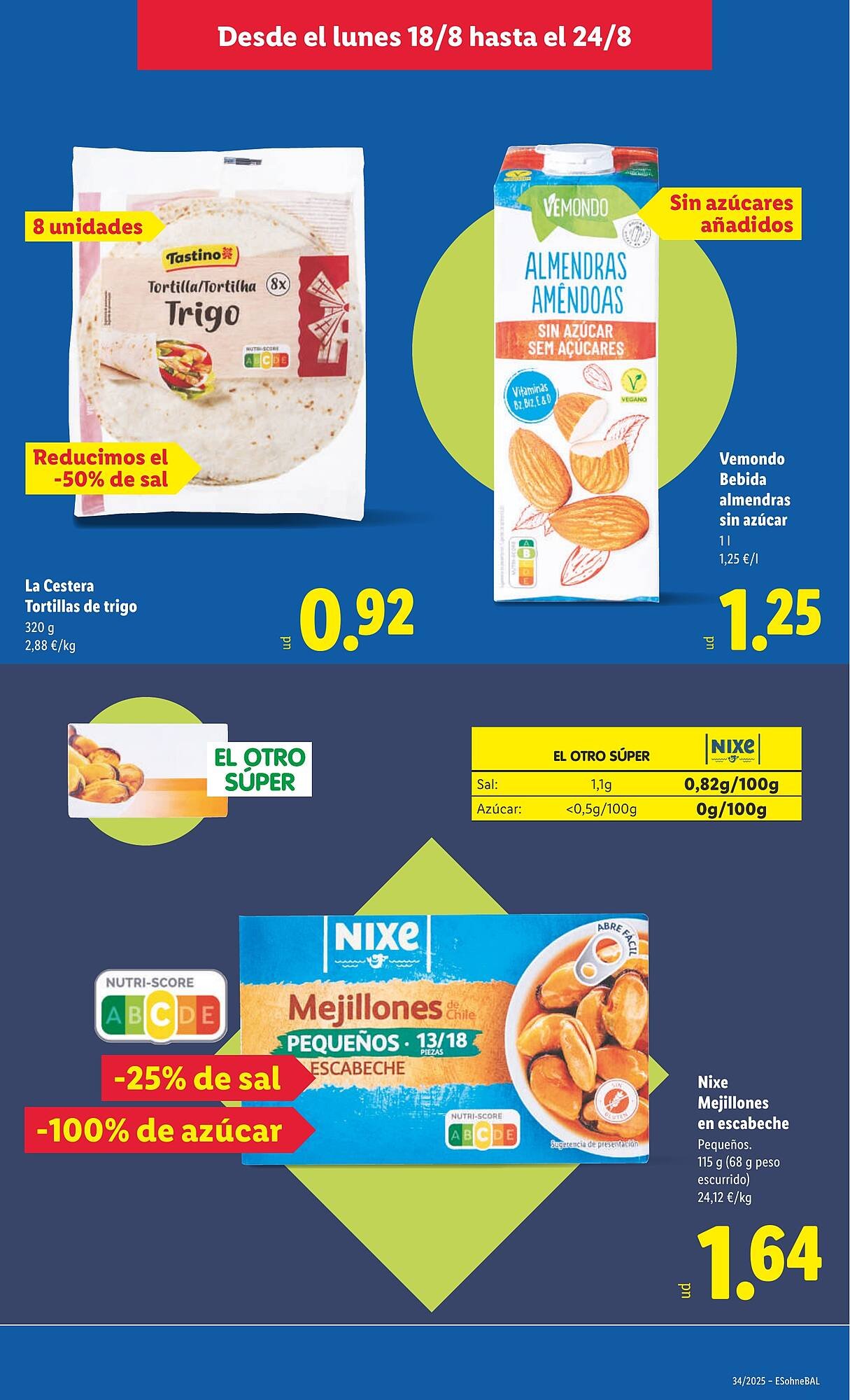 Folleto Lidl (2025-08-18 - 2025-08-24)