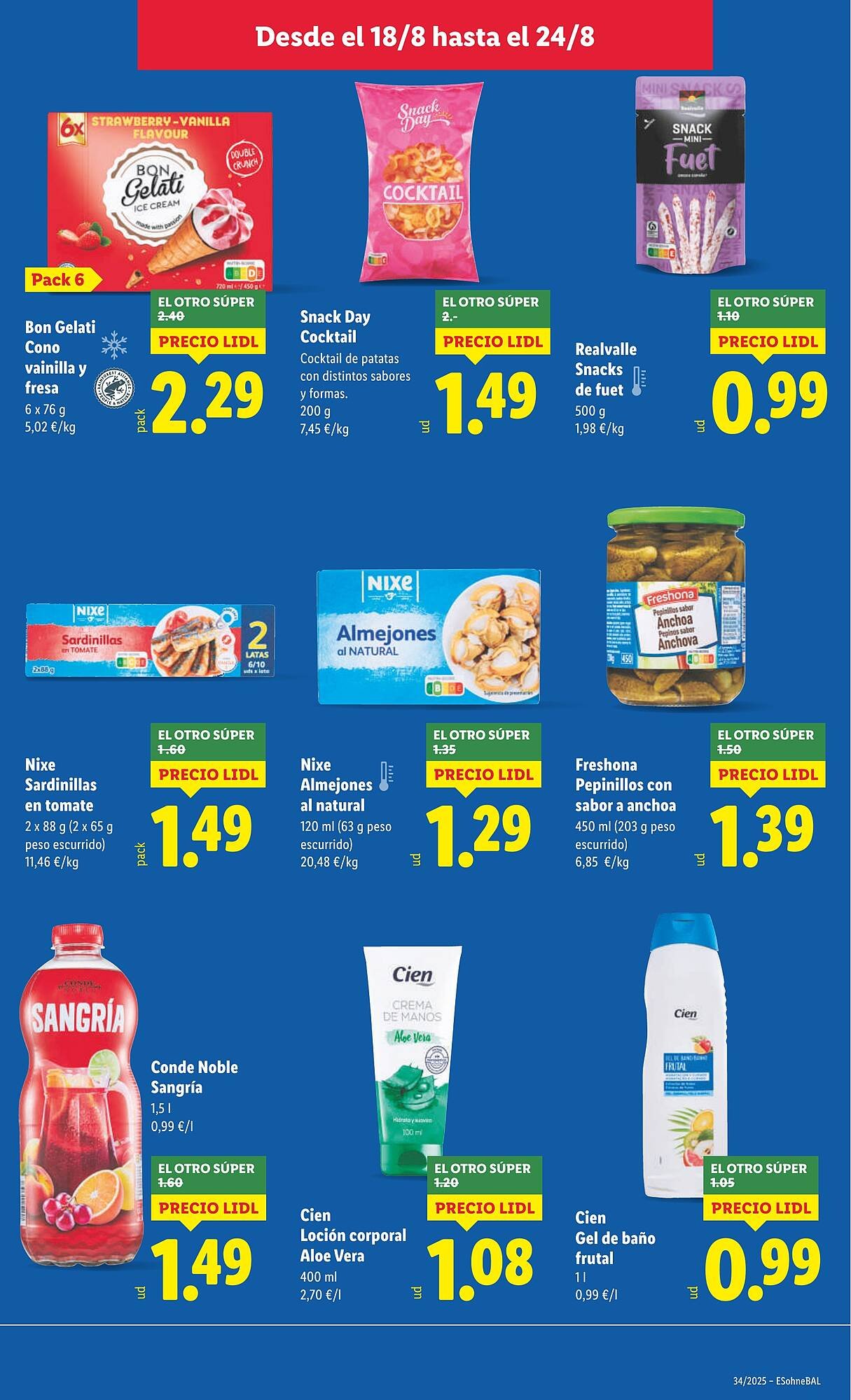 Folleto Lidl (2025-08-18 - 2025-08-24)