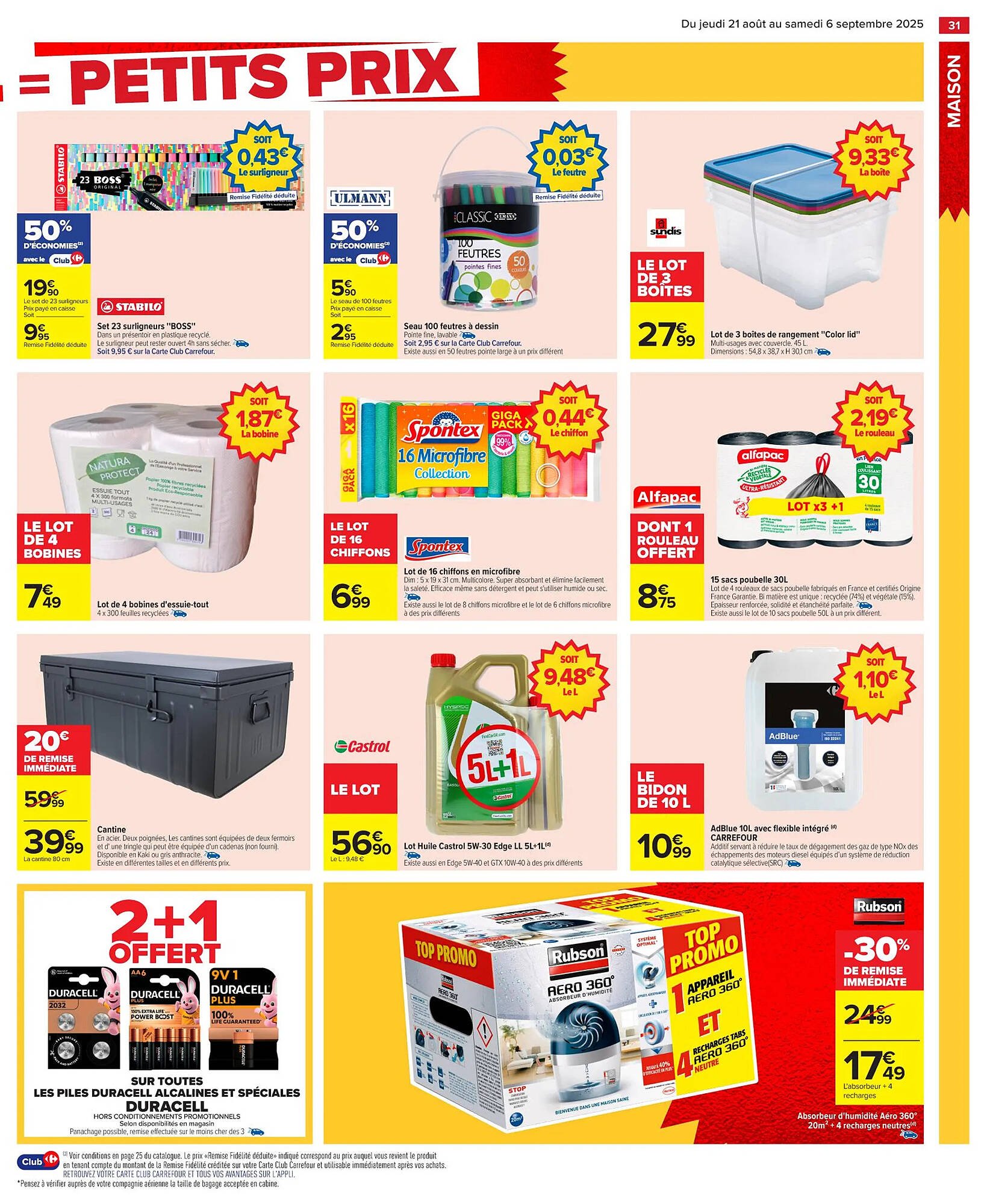 Catalogue Carrefour (2025-08-21 - 2025-09-06)