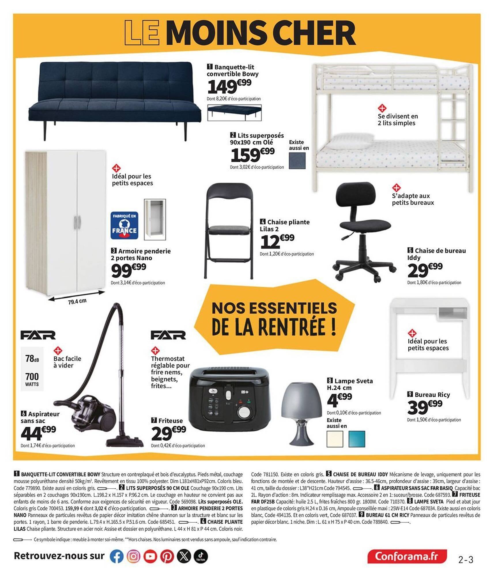Catalogue Conforama (2025-07-29 - 2025-08-25)