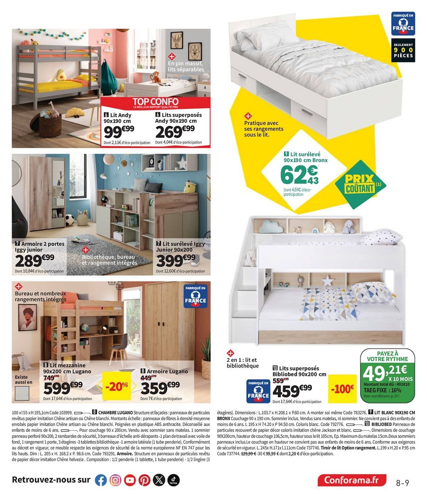 Catalogue Conforama (2025-07-29 - 2025-08-25)