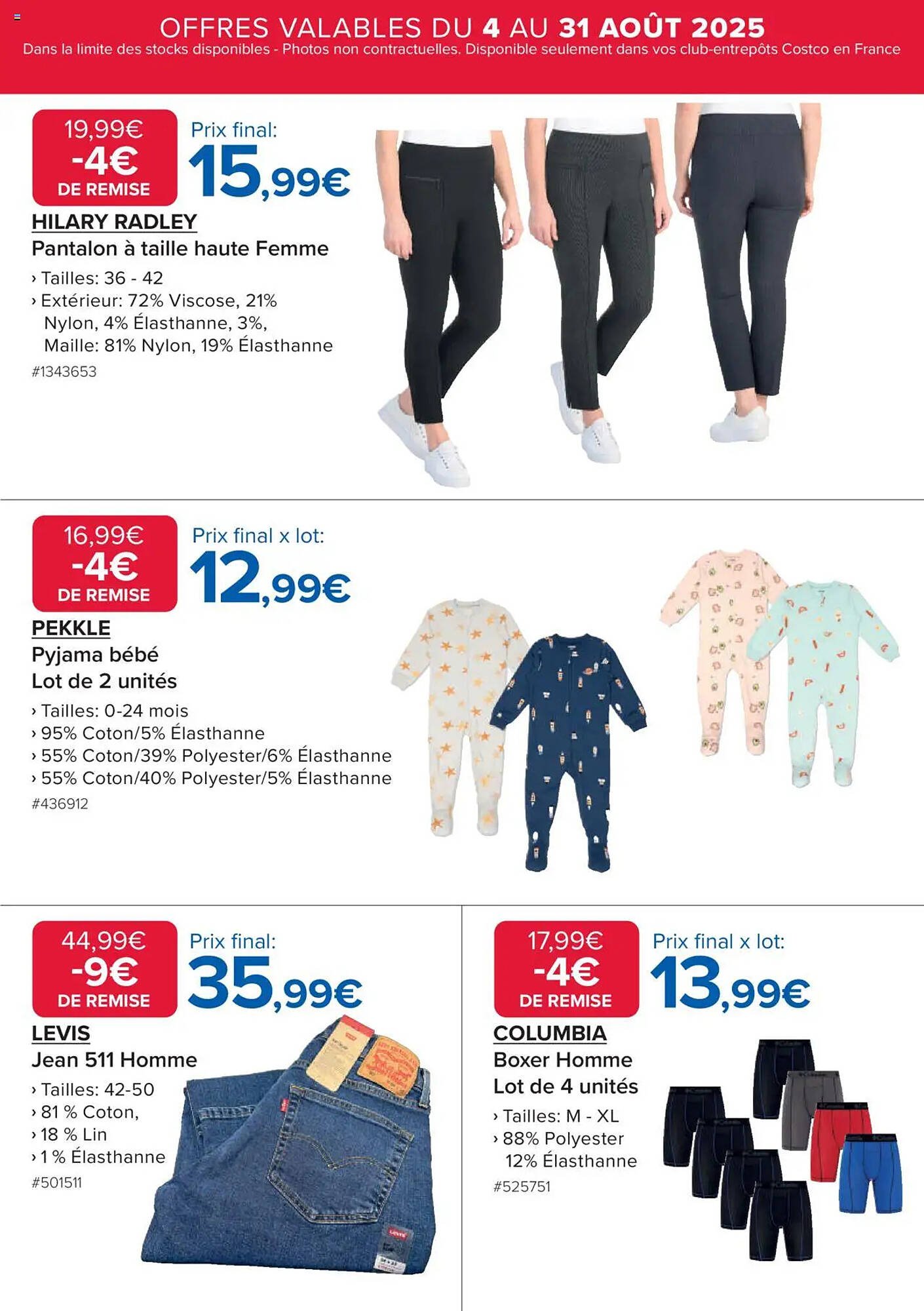 Catalogue Costco (2025-08-04 - 2025-08-31)
