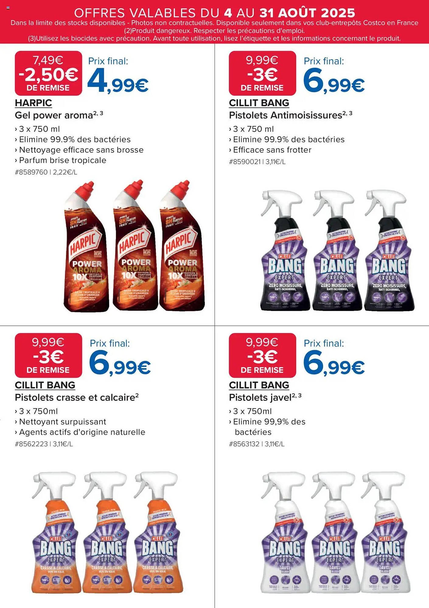 Catalogue Costco (2025-08-04 - 2025-08-31)