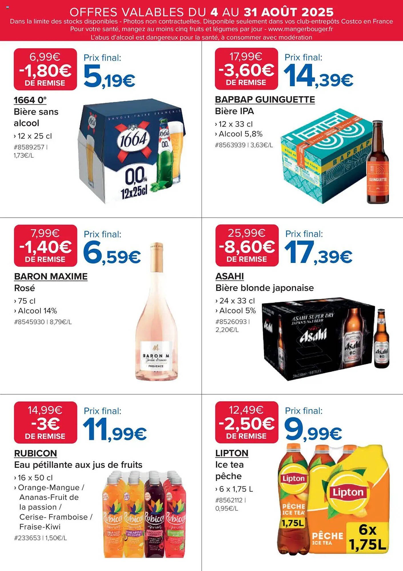 Catalogue Costco (2025-08-04 - 2025-08-31)