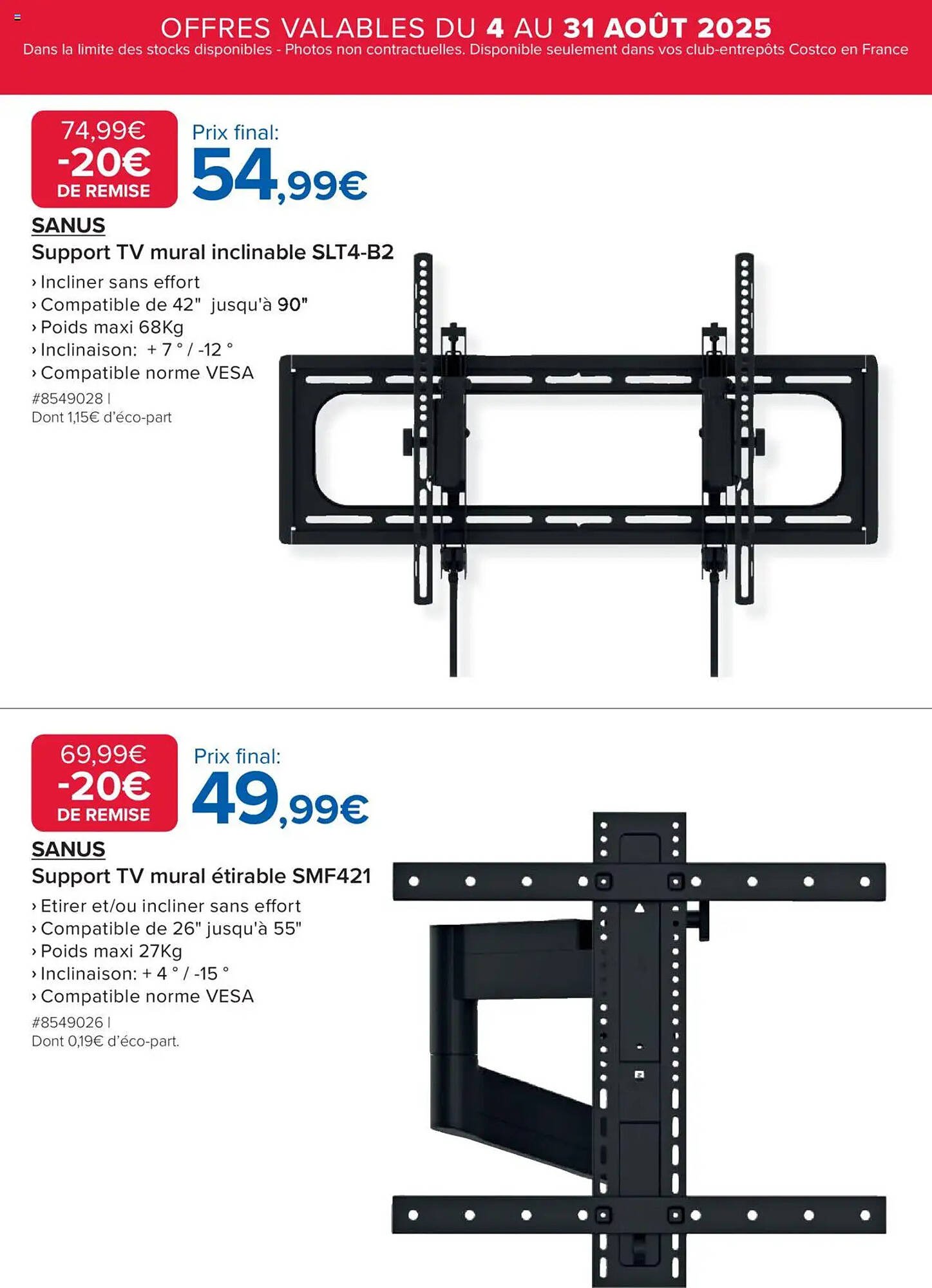 Catalogue Costco (2025-08-04 - 2025-08-31)