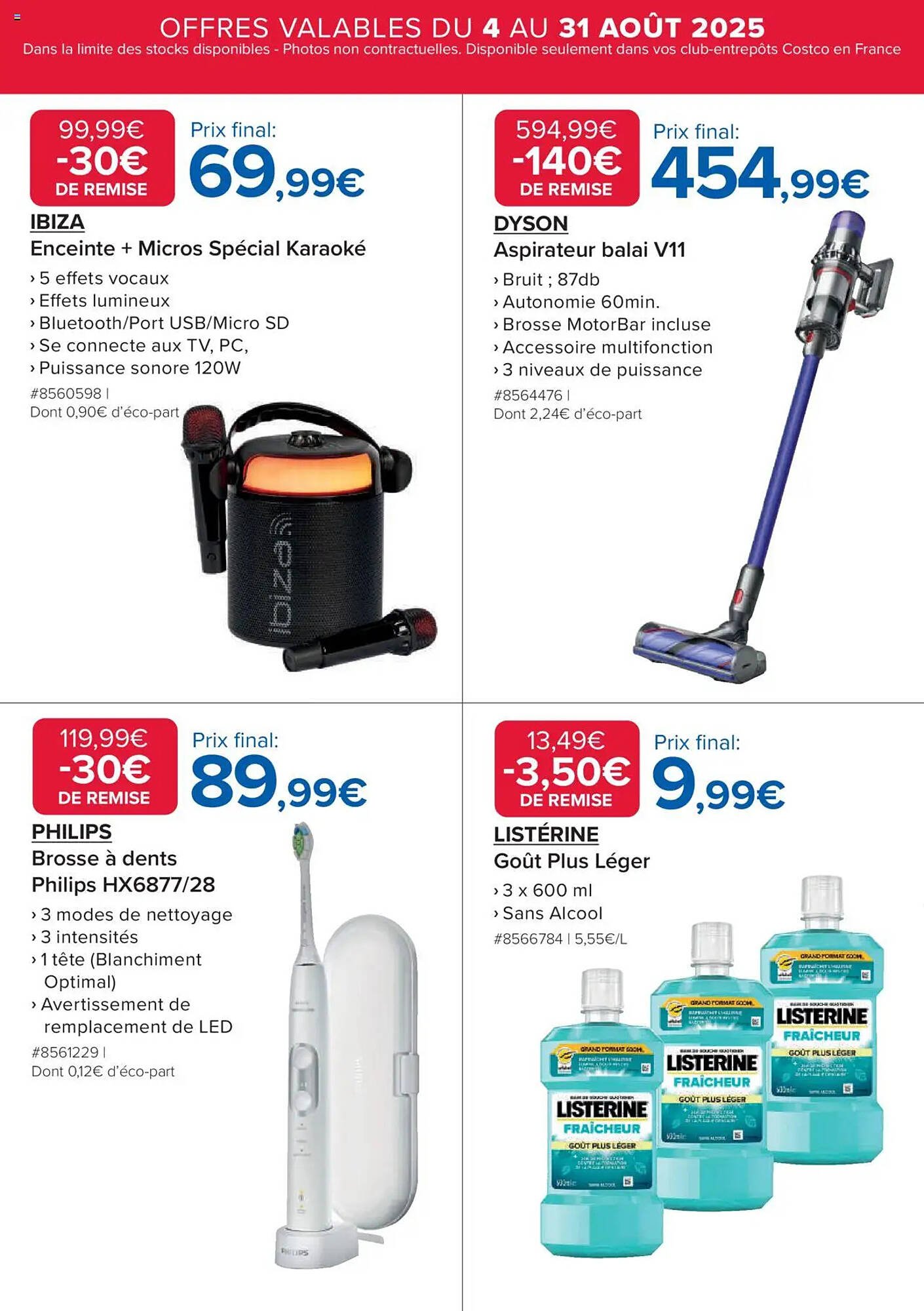 Catalogue Costco (2025-08-04 - 2025-08-31)