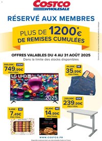 Catalogue Costco (2025-08-04 - 2025-08-31)