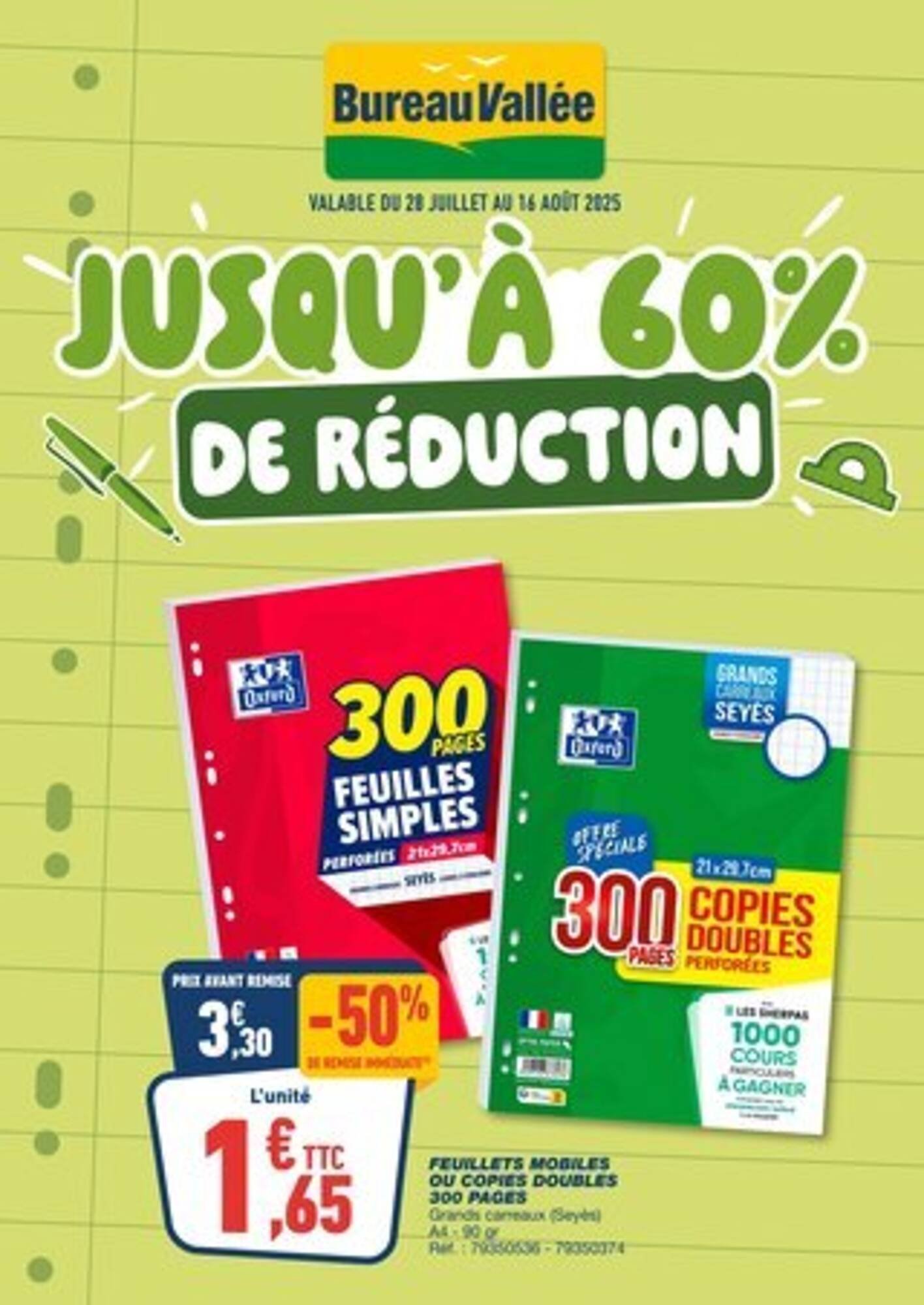 Catalogue Bureau Vallée (2025-07-28 - 2025-08-16)