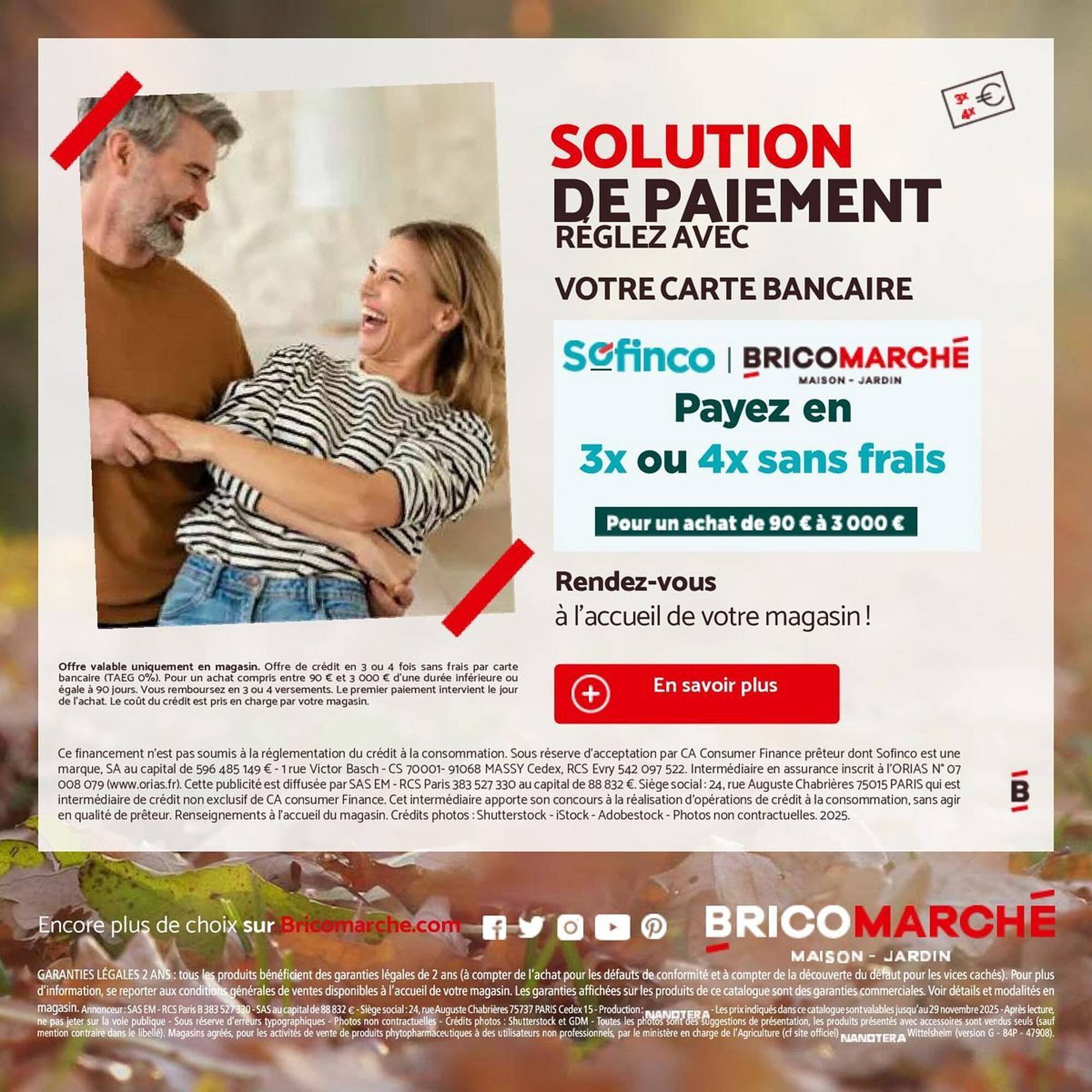 Catalogue Bricomarché (2025-10-01 - 2025-11-29)