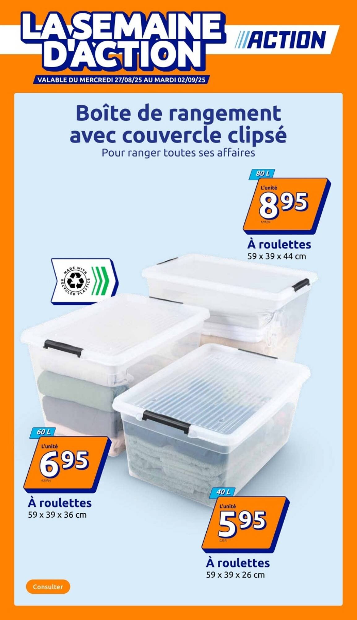 Catalogue Action (2025-08-27 - 2025-09-02)