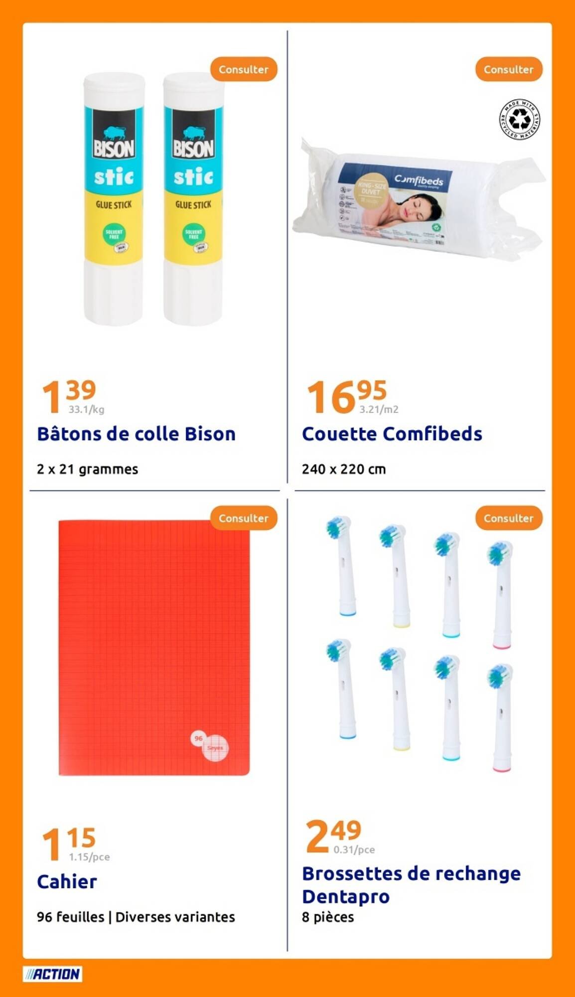 Catalogue Action (2025-08-27 - 2025-09-02)